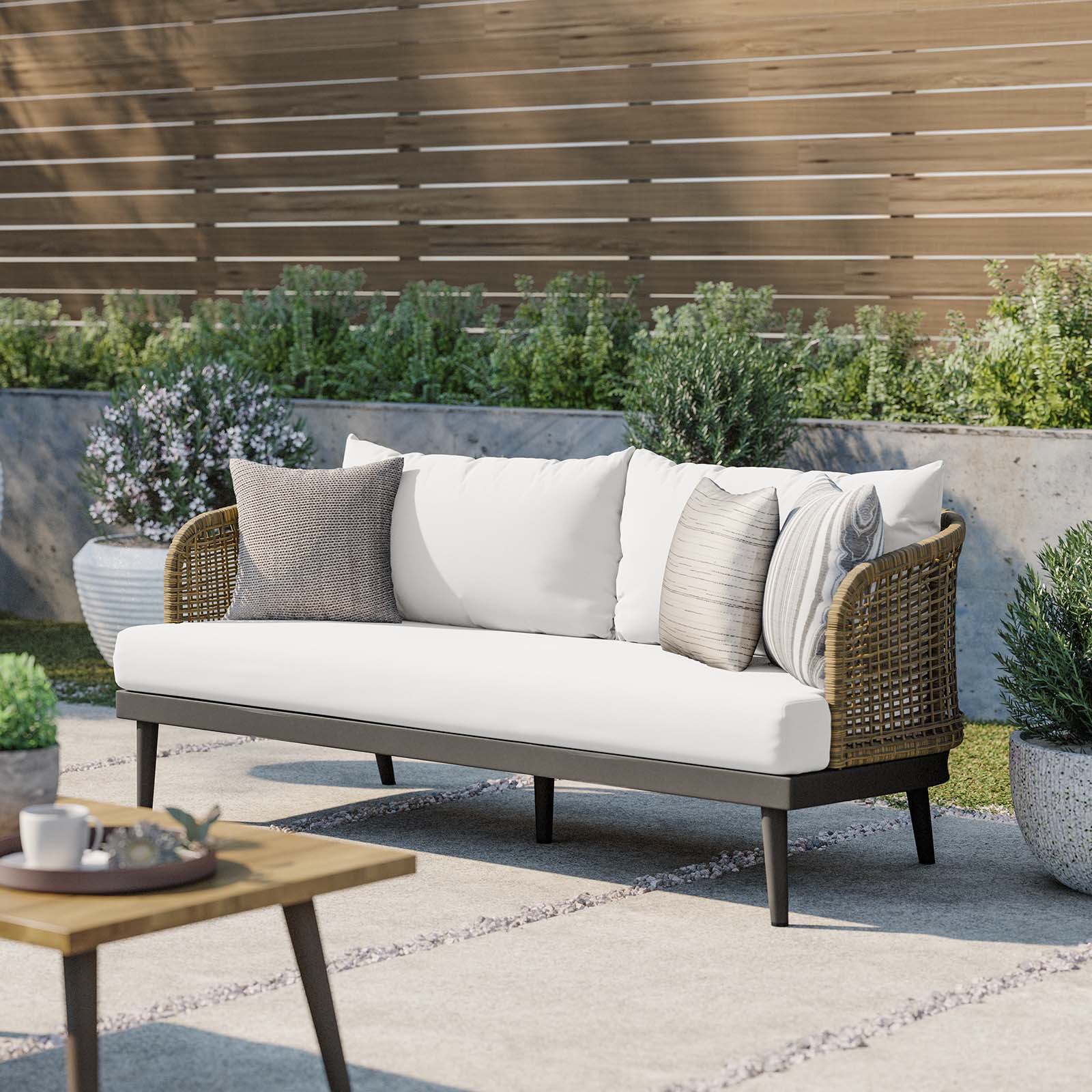 Meadow Outdoor Patio Sofa - East Shore Modern Home Furnishings