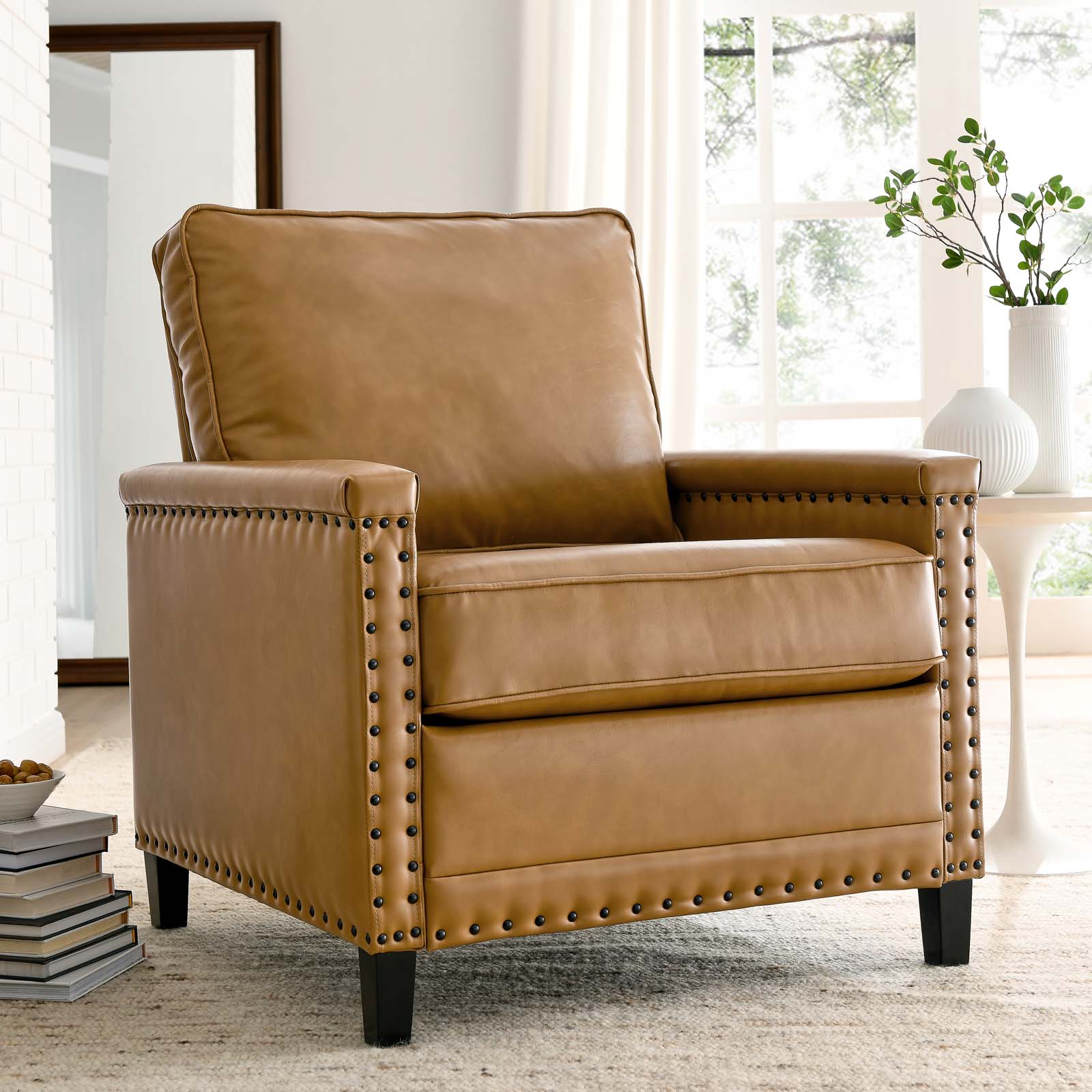 Ashton Vegan Leather Armchair