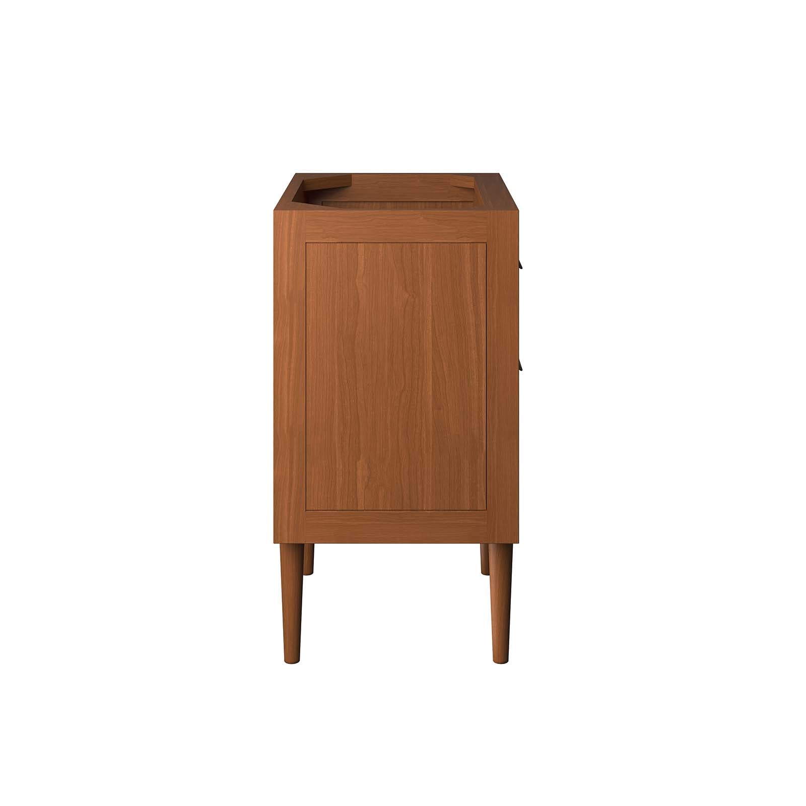 Cassia 24" Teak Wood Bathroom Vanity Cabinet (Sink Basin Not Included) - East Shore Modern Home Furnishings