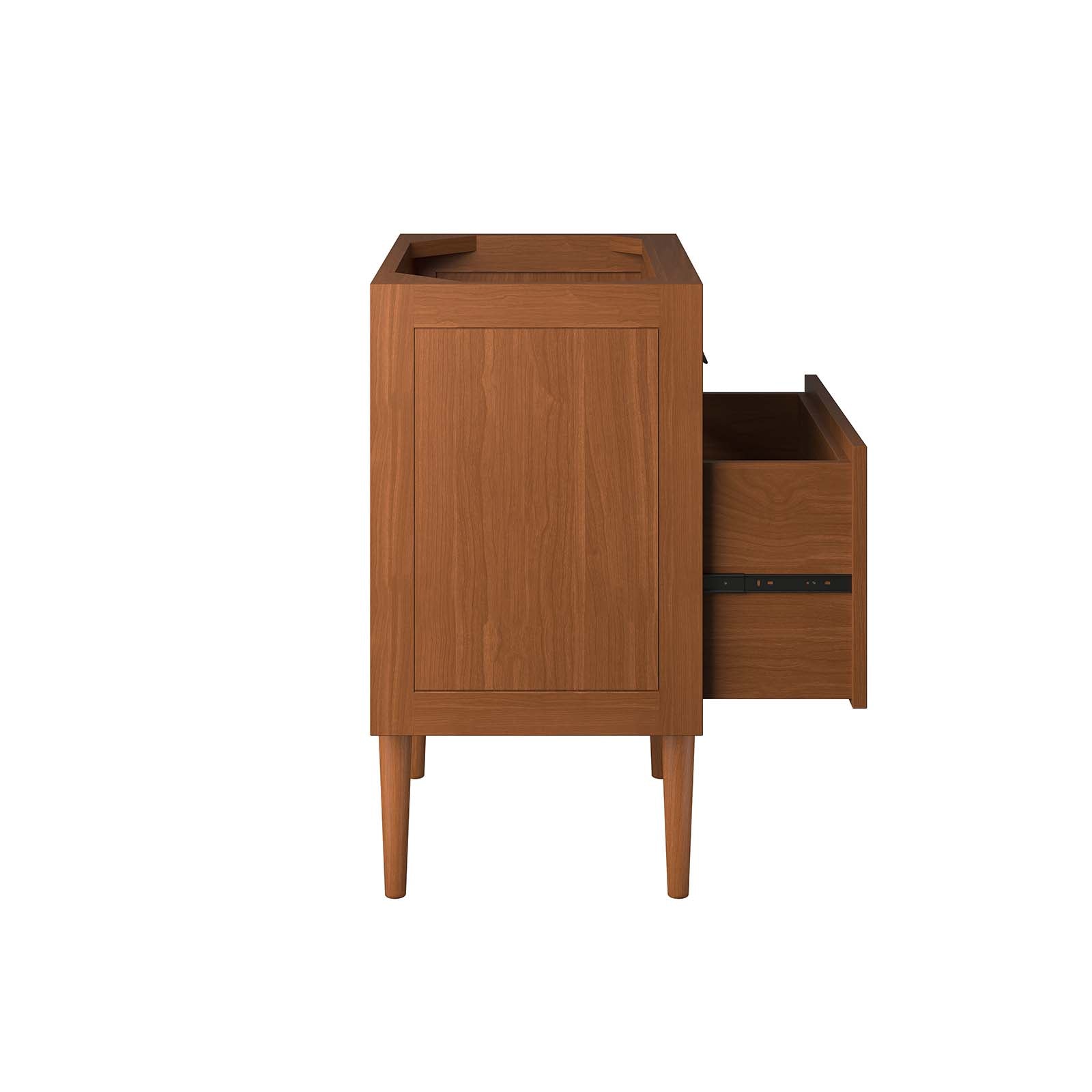 Cassia 24" Teak Wood Bathroom Vanity Cabinet (Sink Basin Not Included) - East Shore Modern Home Furnishings