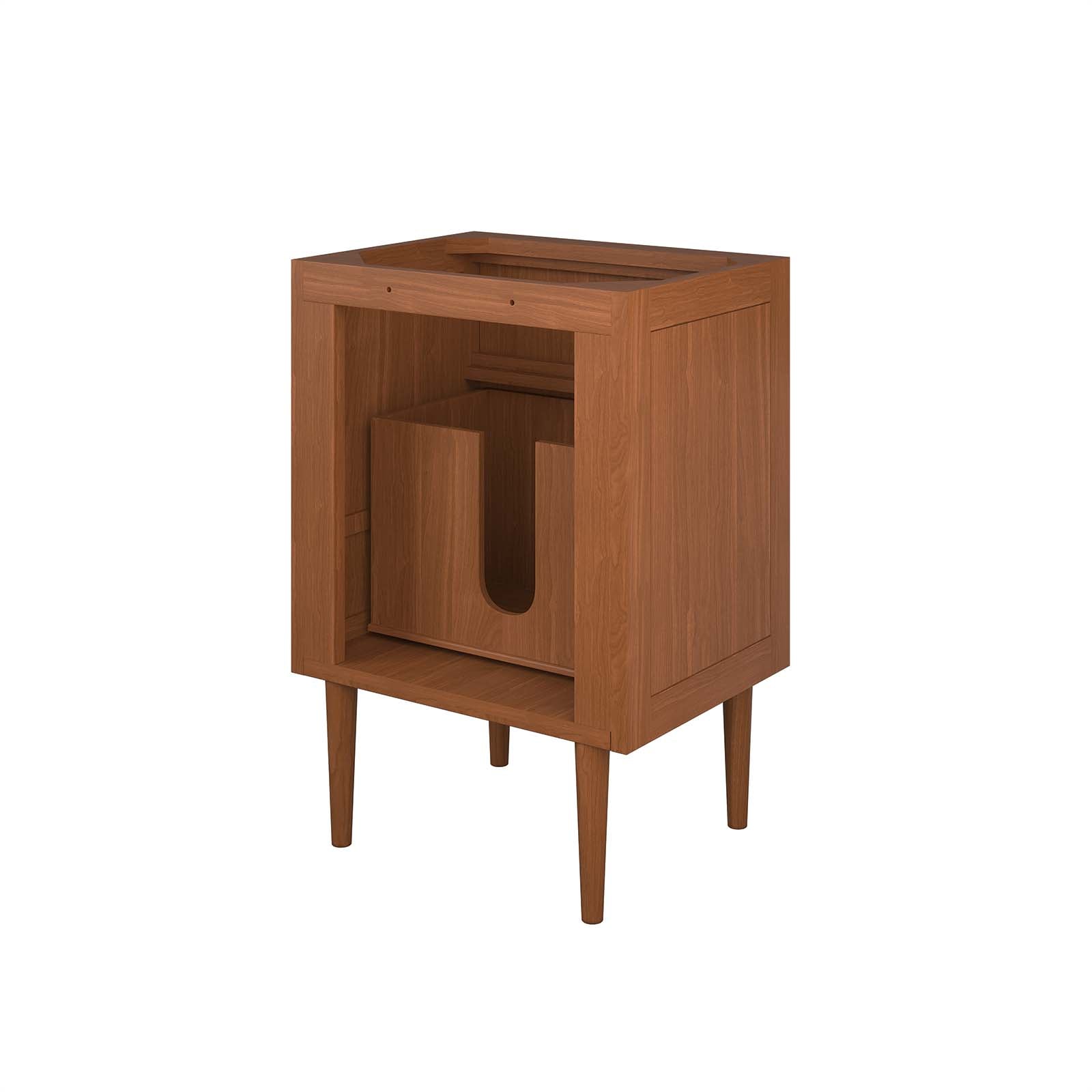 Cassia 24" Teak Wood Bathroom Vanity Cabinet (Sink Basin Not Included) - East Shore Modern Home Furnishings