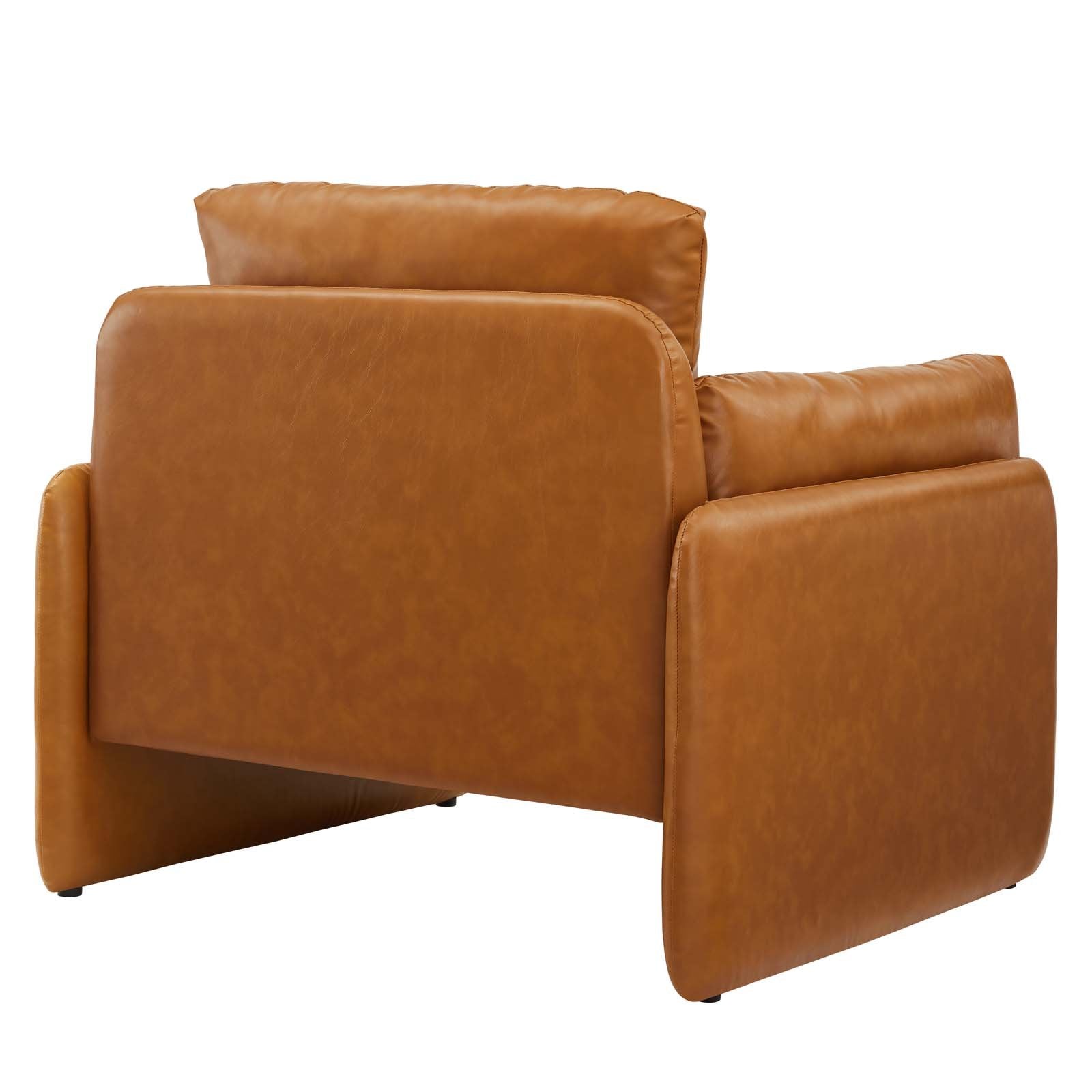 Indicate Vegan Leather Armchair - East Shore Modern Home Furnishings