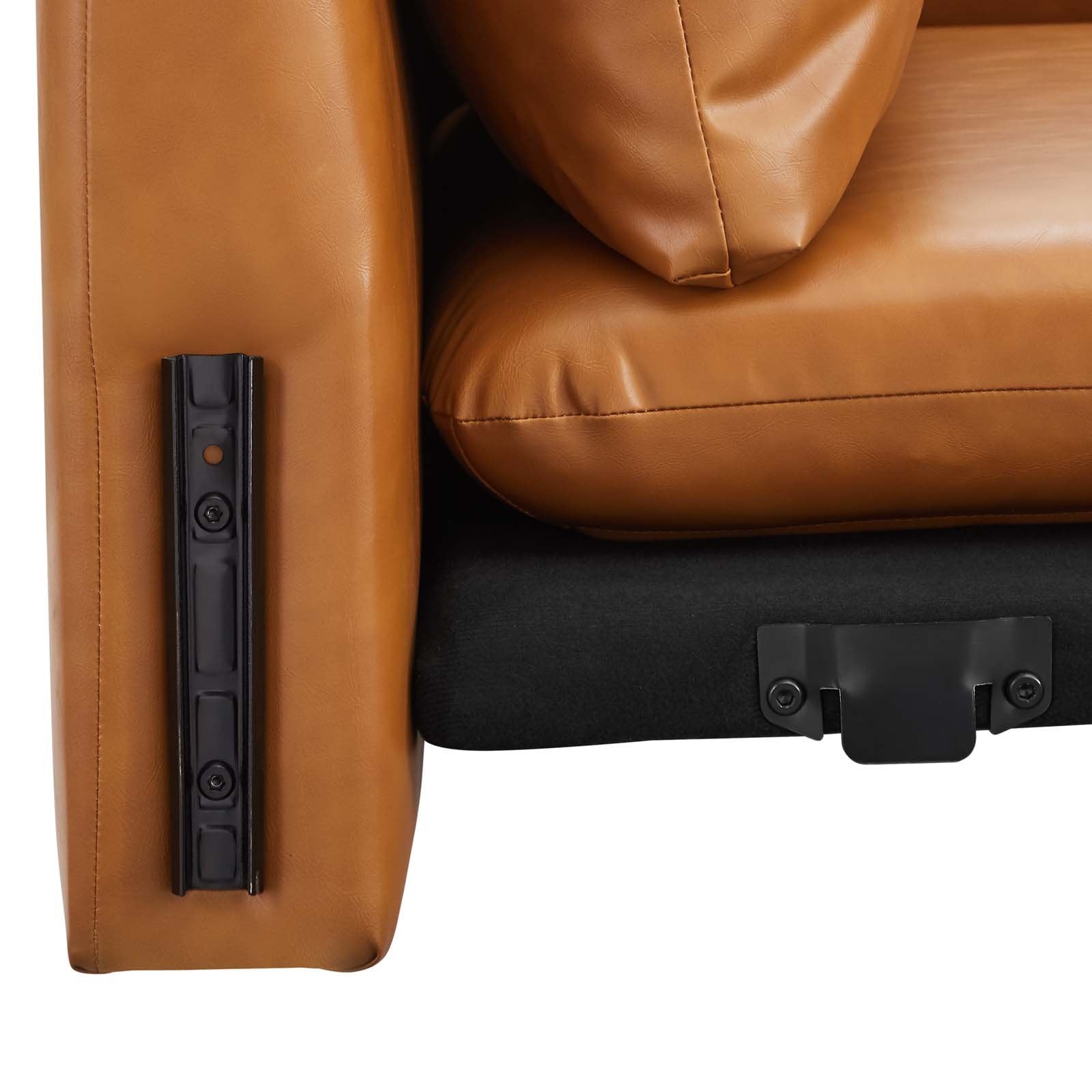 Indicate Vegan Leather Armchair - East Shore Modern Home Furnishings