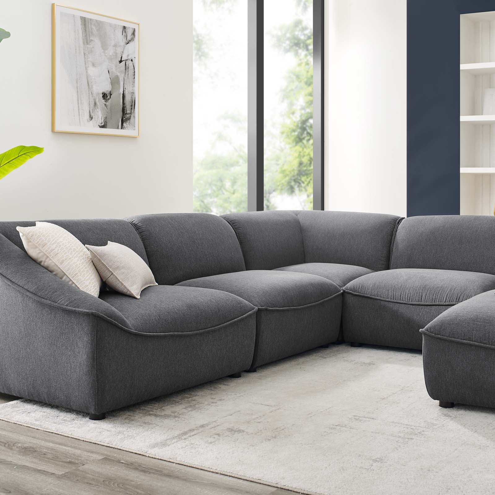 Comprise 6-Piece Sectional Sofa - East Shore Modern Home Furnishings