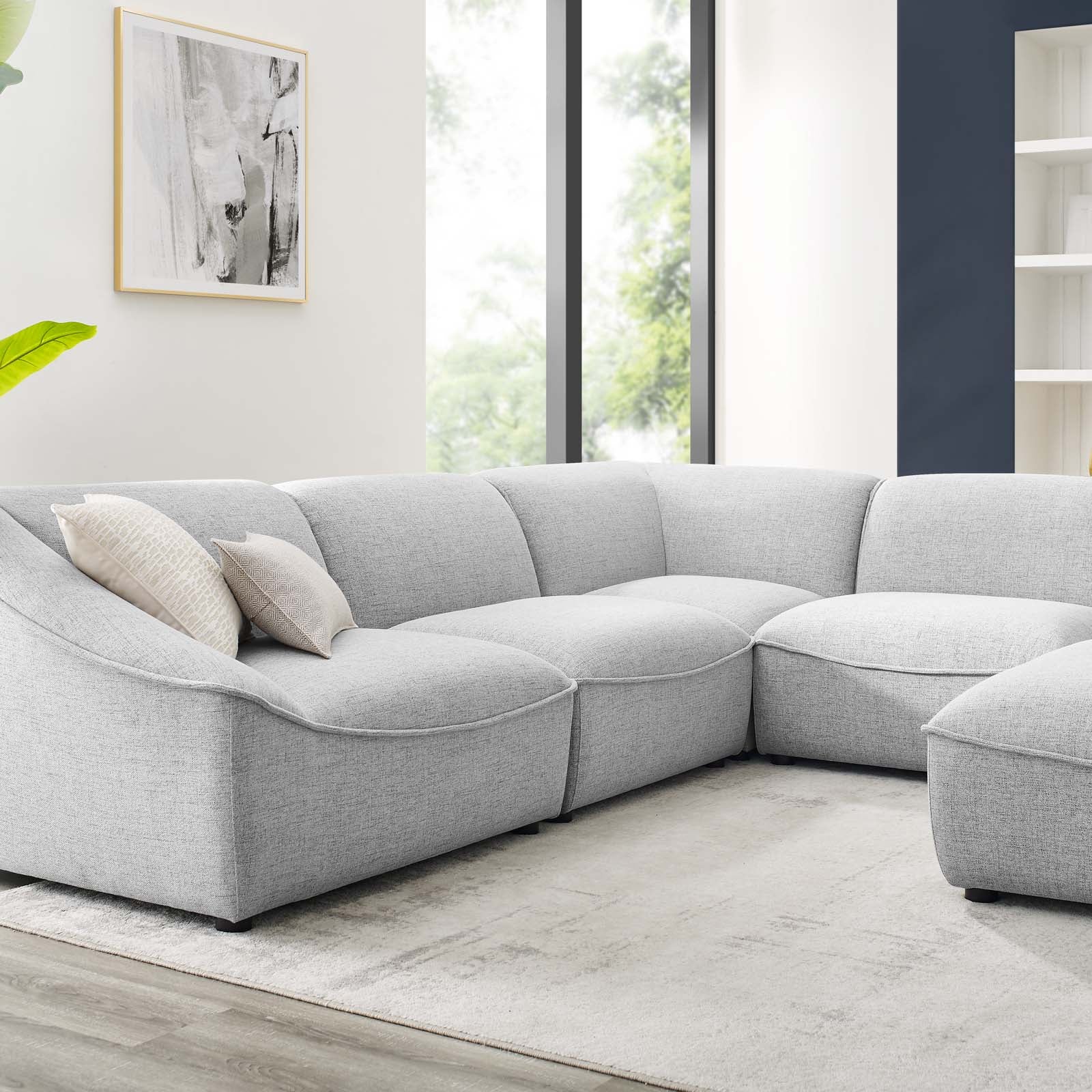 Comprise 6-Piece Sectional Sofa - East Shore Modern Home Furnishings