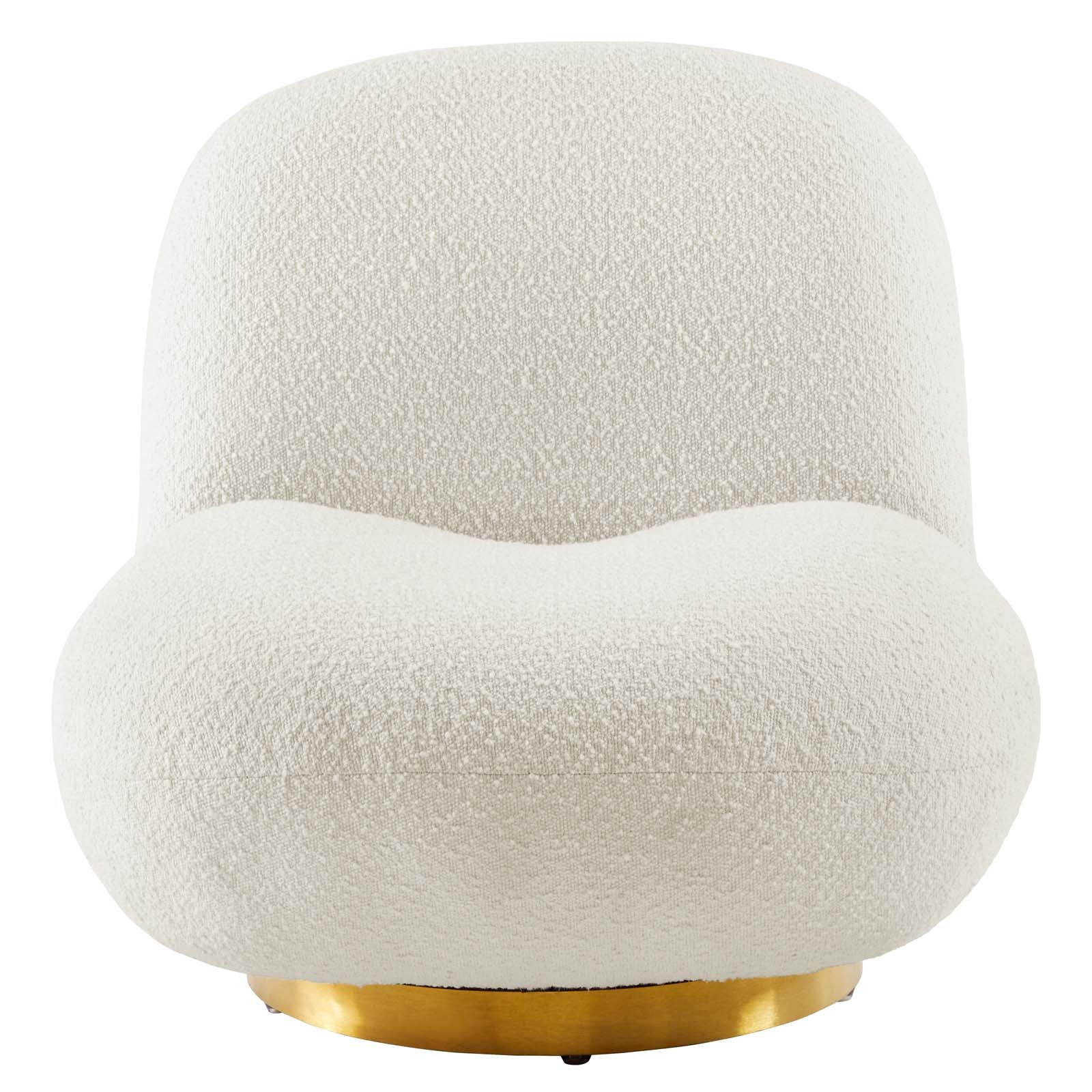 Kindred Upholstered Fabric Swivel Chair - East Shore Modern Home Furnishings