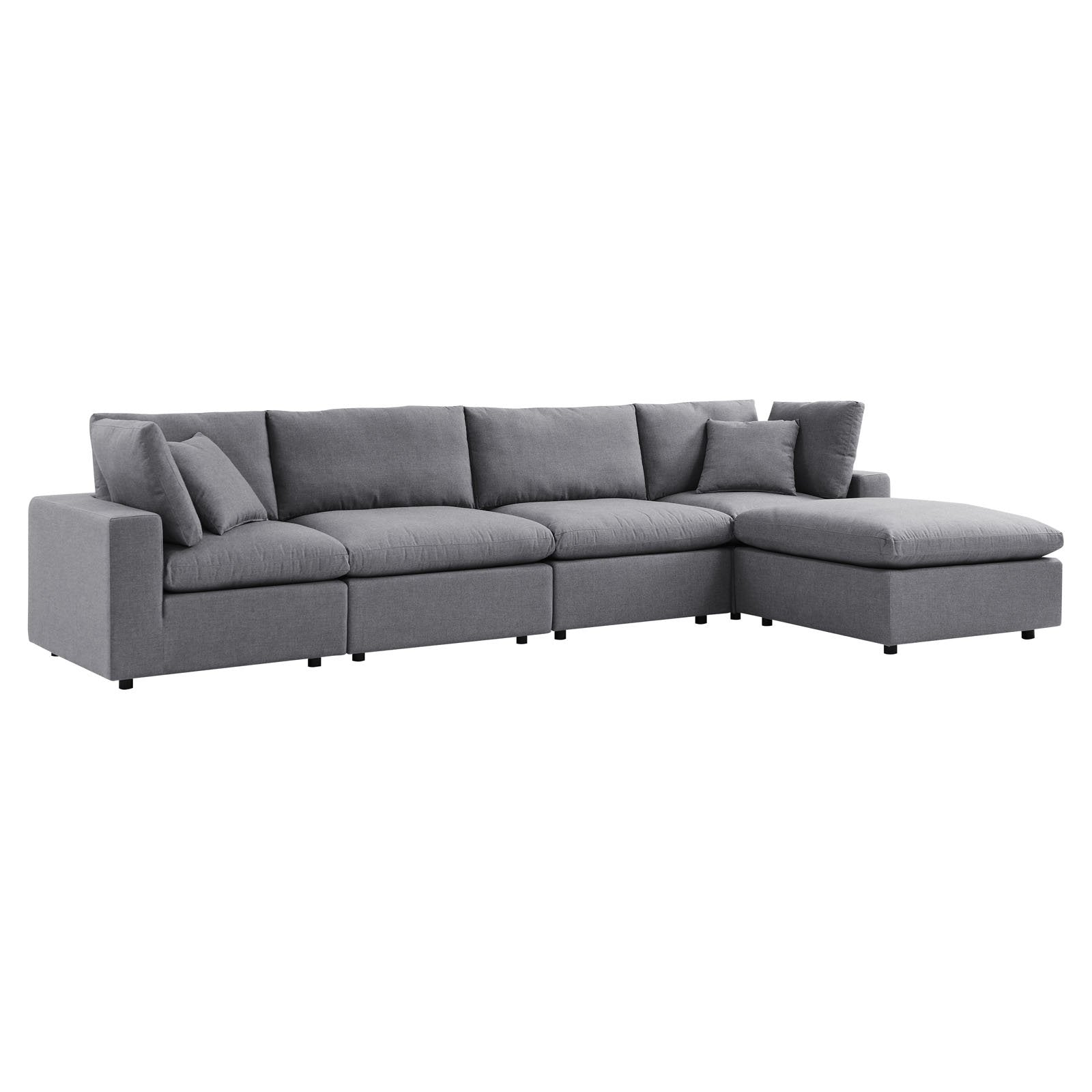 Commix 5-Piece Sunbrella® Outdoor Patio Sectional Sofa - East Shore Modern Home Furnishings