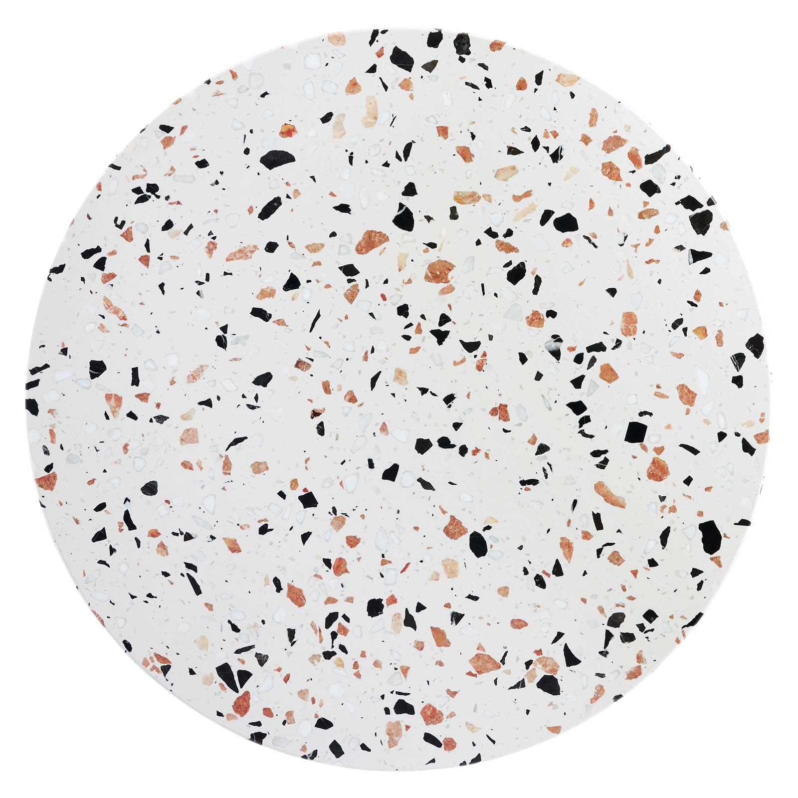 Verne 28" Round Terrazzo Dining Table - East Shore Modern Home Furnishings