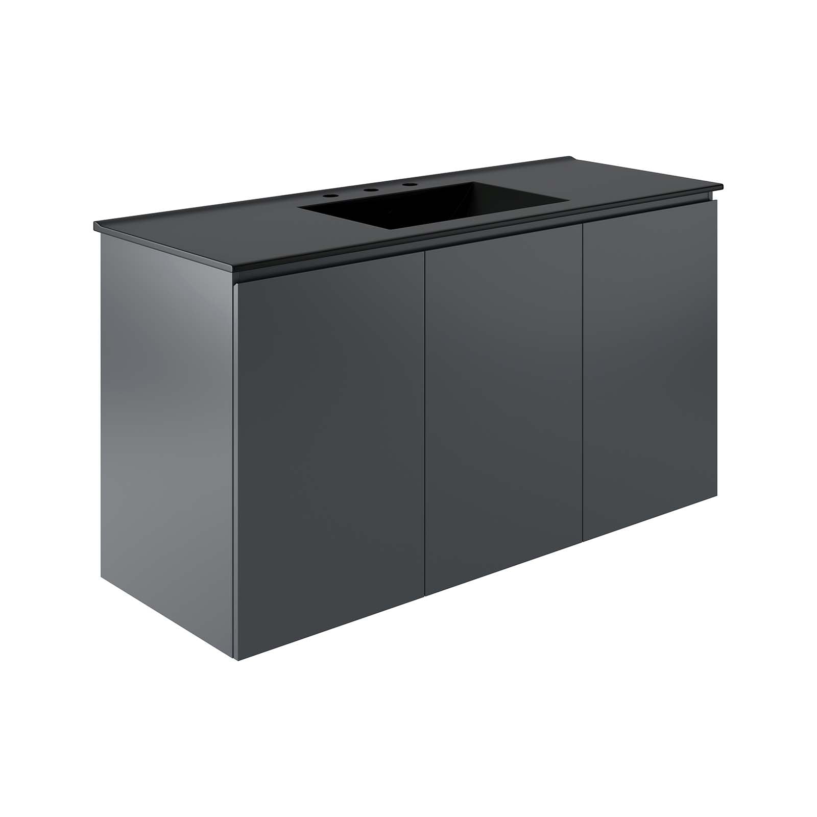 Bryn 48" Wall-Mount Bathroom Vanity - East Shore Modern Home Furnishings