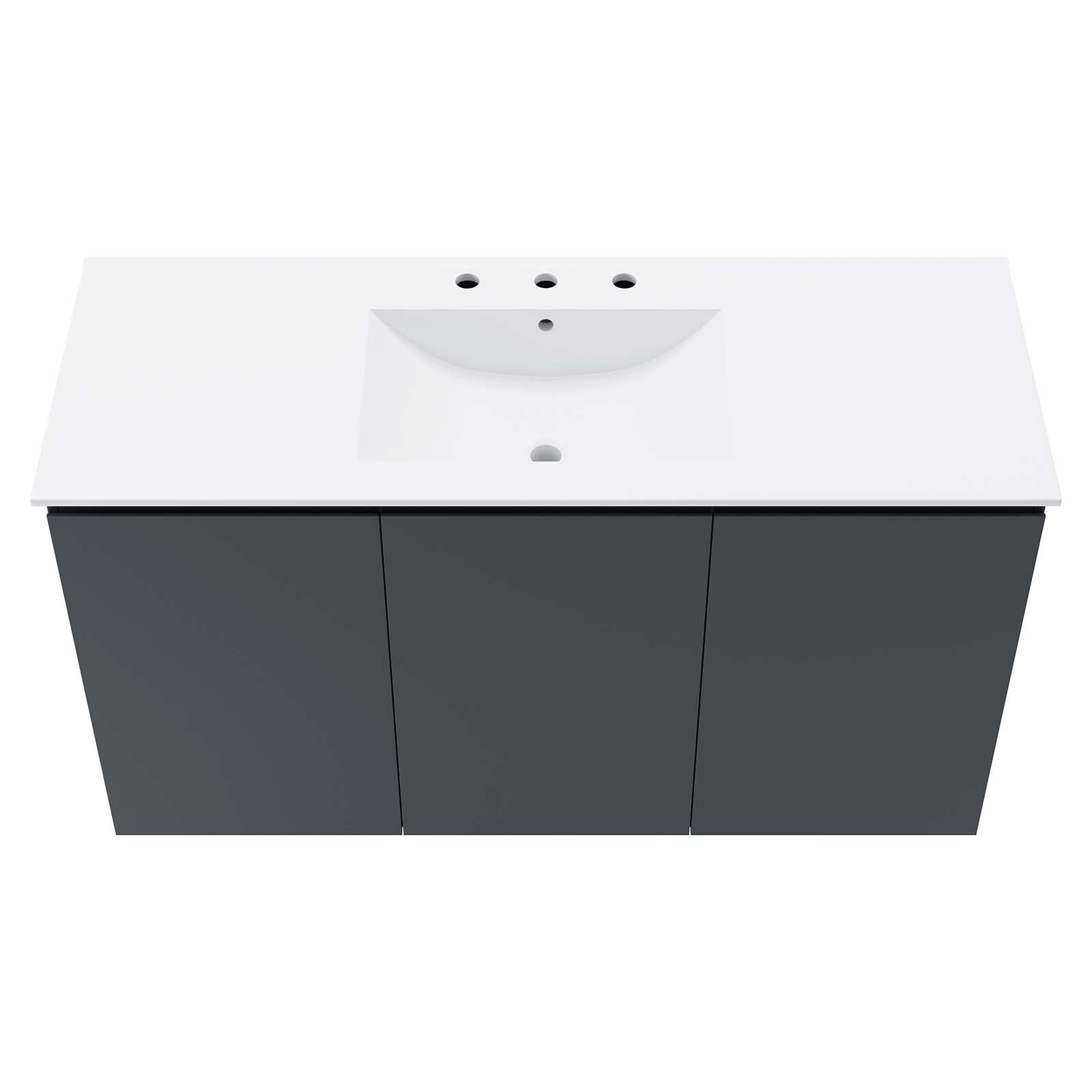 Bryn 48" Wall-Mount Bathroom Vanity - East Shore Modern Home Furnishings