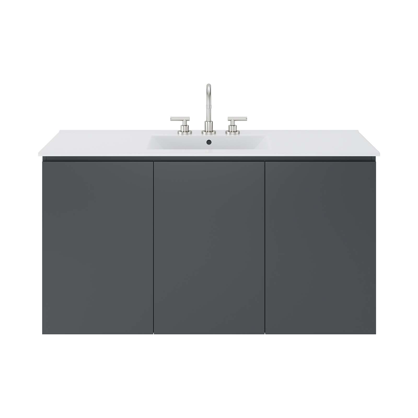 Bryn 48" Wall-Mount Bathroom Vanity - East Shore Modern Home Furnishings