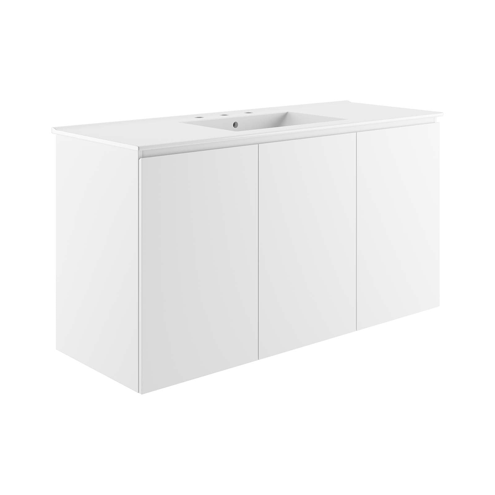 Bryn 48" Wall-Mount Bathroom Vanity - East Shore Modern Home Furnishings