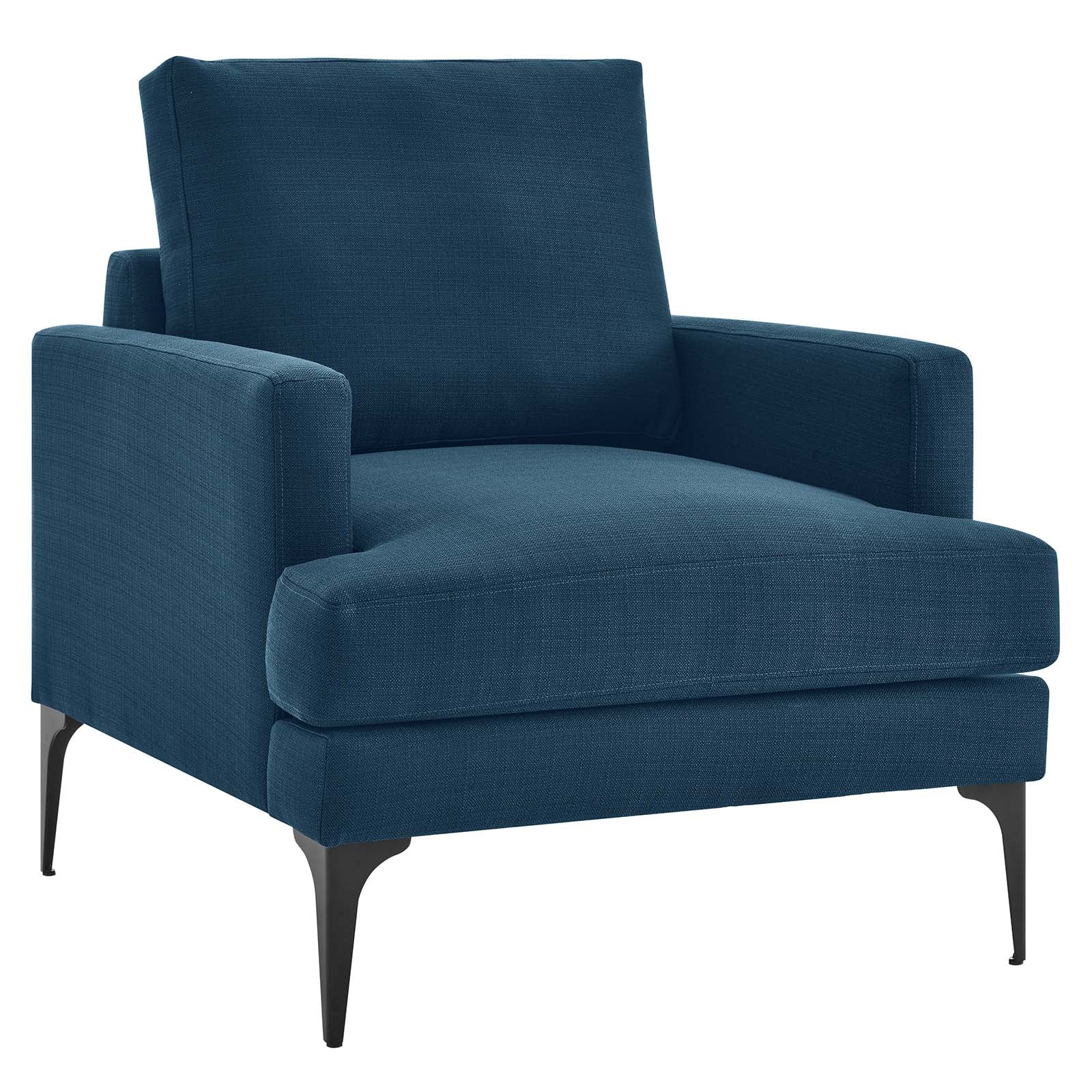 Evermore Upholstered Fabric Armchair - East Shore Modern Home Furnishings