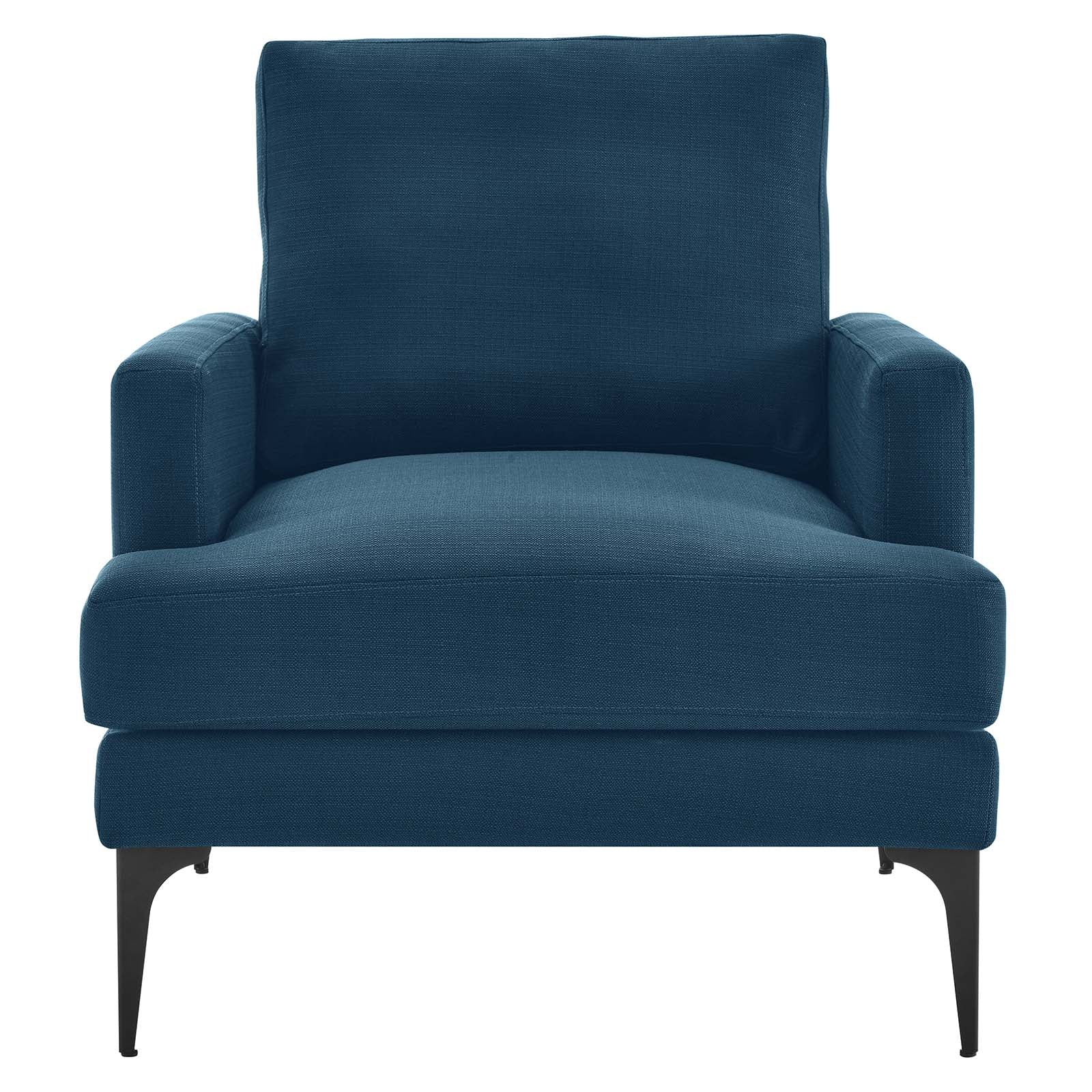 Evermore Upholstered Fabric Armchair - East Shore Modern Home Furnishings