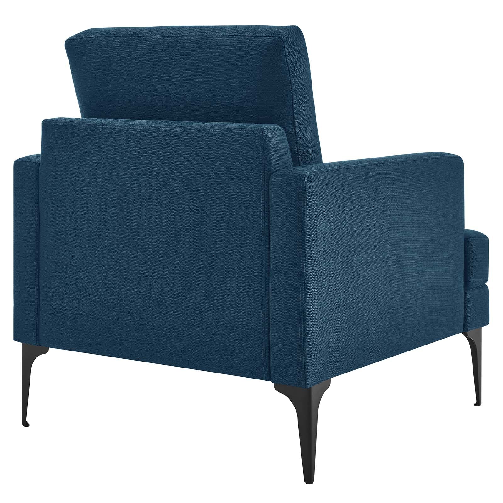 Evermore Upholstered Fabric Armchair - East Shore Modern Home Furnishings