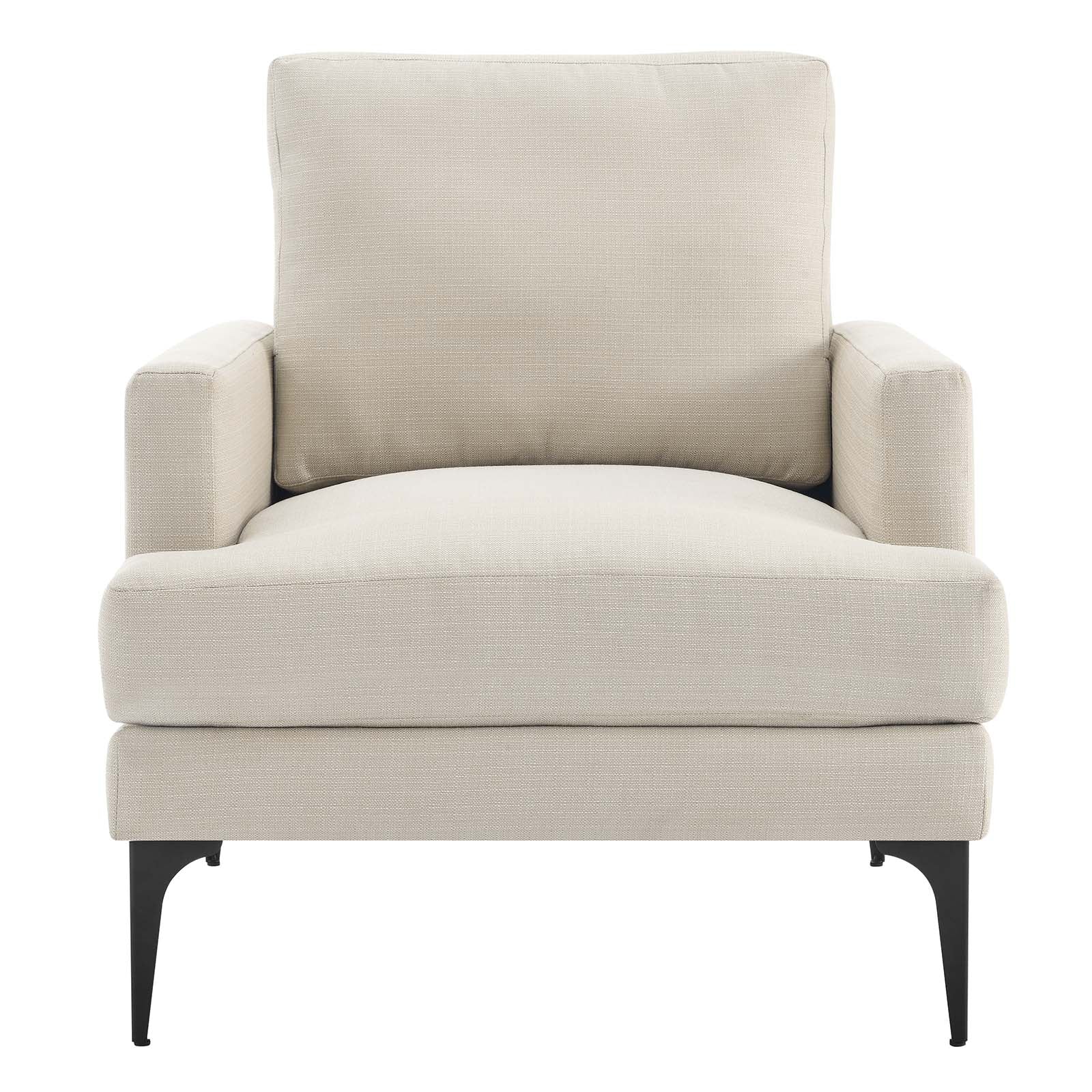 Evermore Upholstered Fabric Armchair - East Shore Modern Home Furnishings