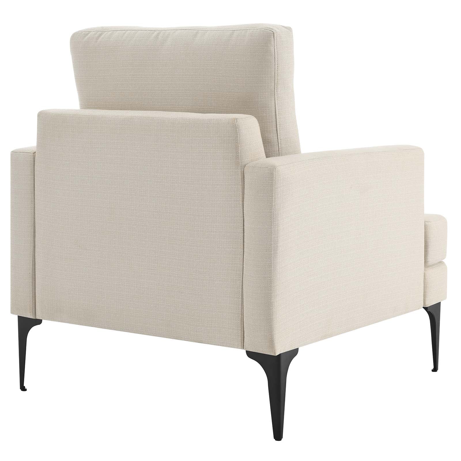 Evermore Upholstered Fabric Armchair - East Shore Modern Home Furnishings