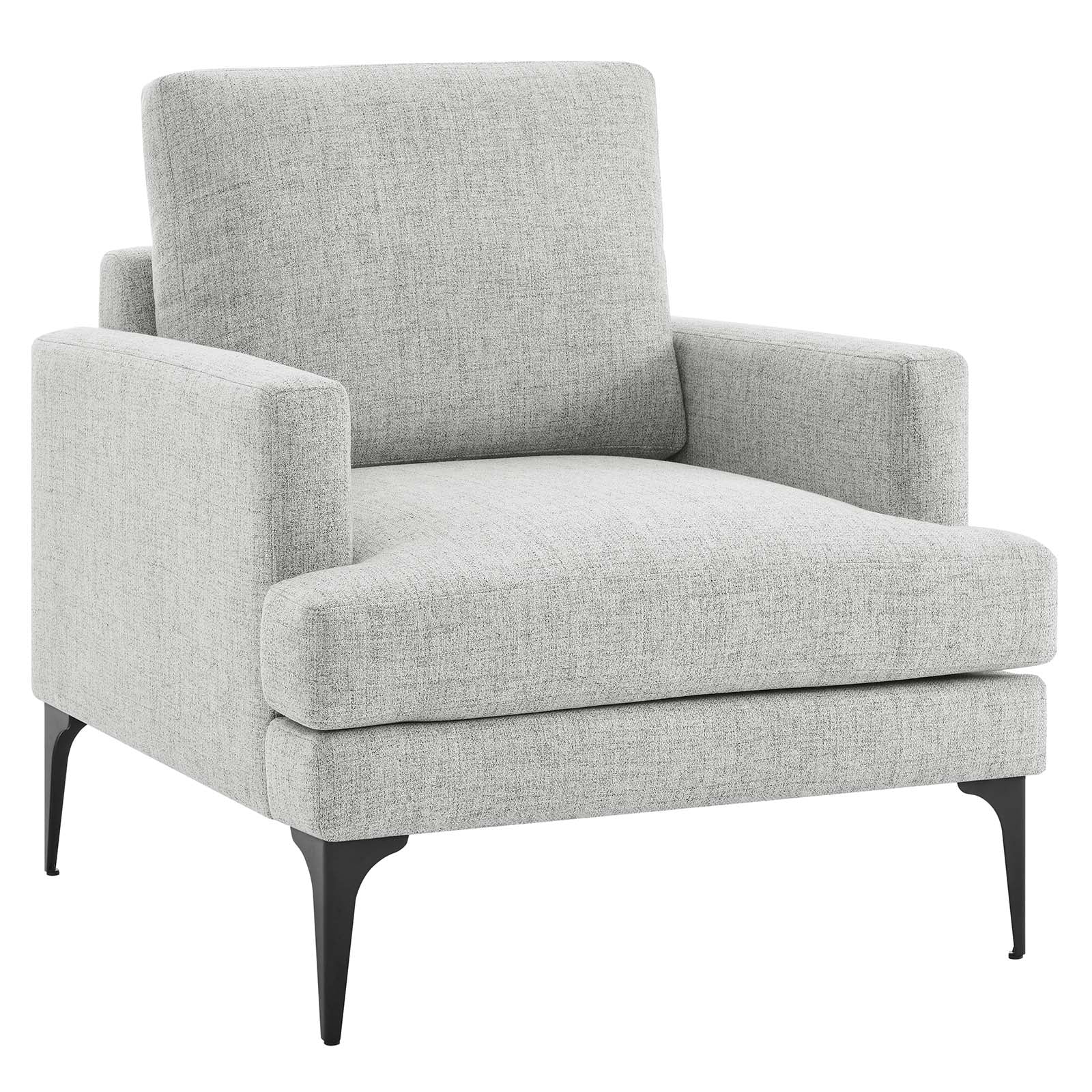 Evermore Upholstered Fabric Armchair - East Shore Modern Home Furnishings