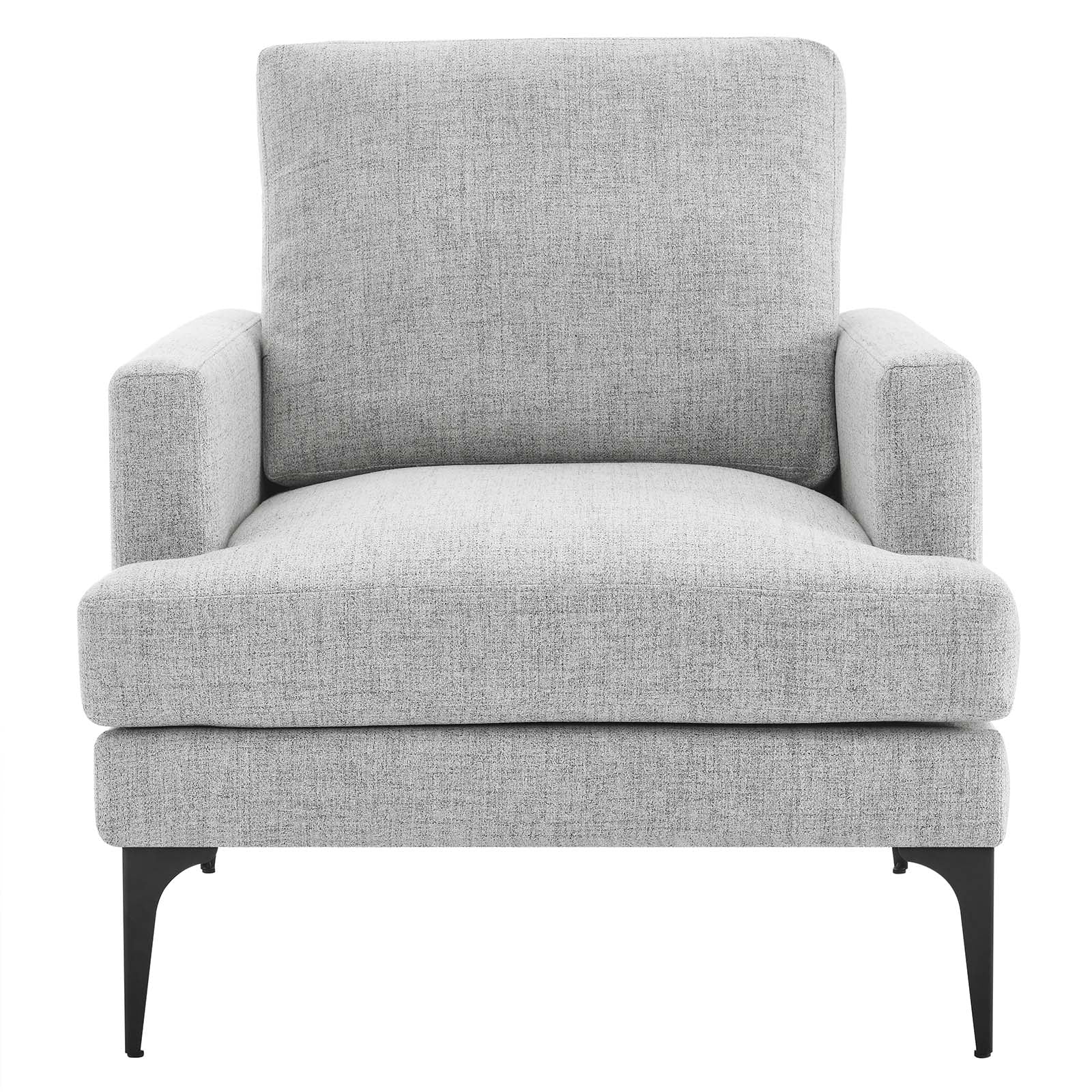 Evermore Upholstered Fabric Armchair - East Shore Modern Home Furnishings