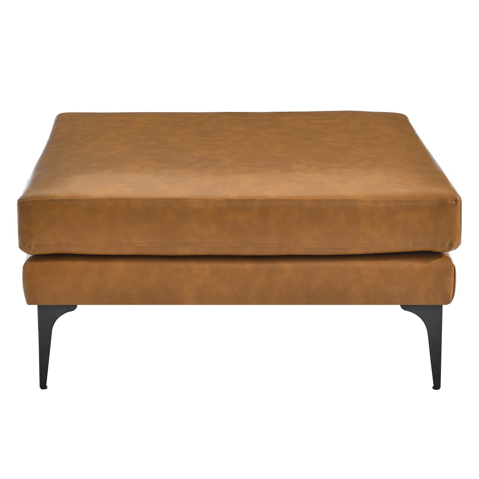 Evermore Vegan Leather Ottoman - East Shore Modern Home Furnishings