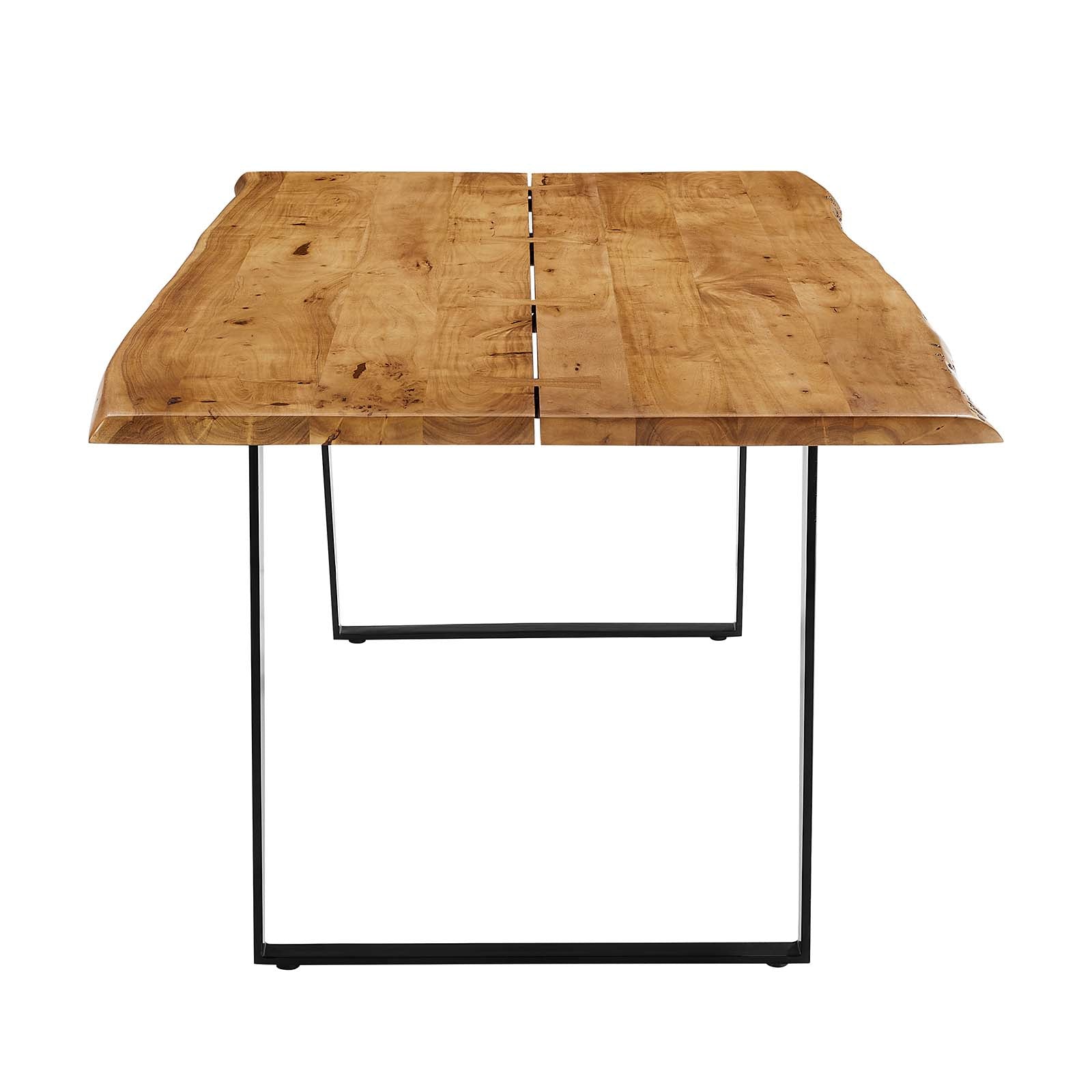 Viggo 74" Live Edge Acacia Wood Dining Table - East Shore Modern Home Furnishings