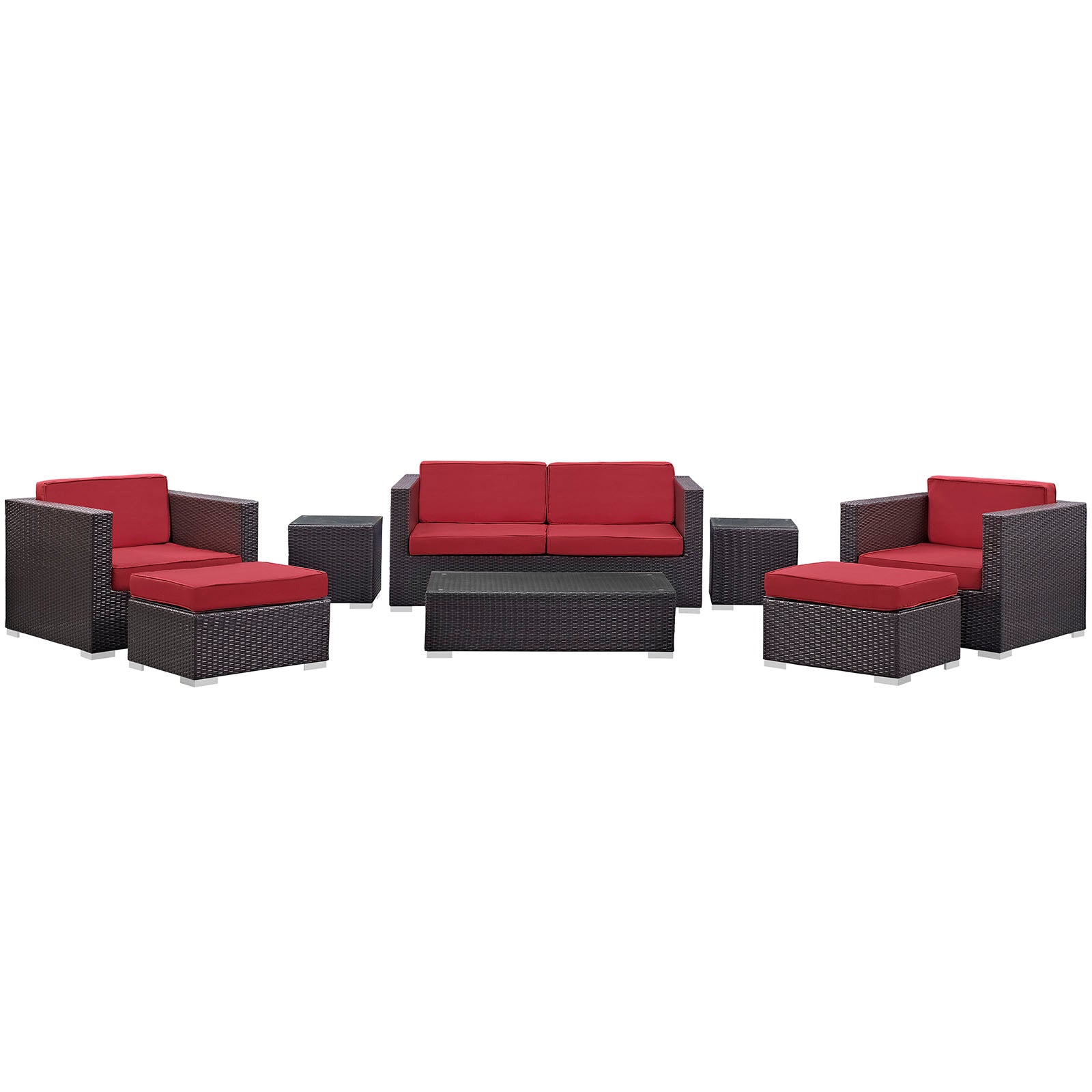 Venice 8 Piece Outdoor Patio Sofa Set - East Shore Modern Home Furnishings