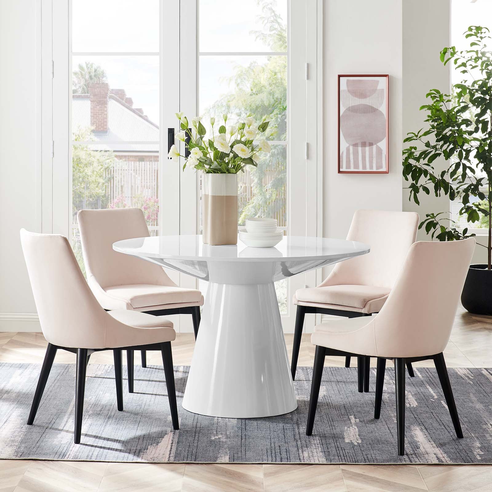 Provision 47" Round Dining Table - East Shore Modern Home Furnishings