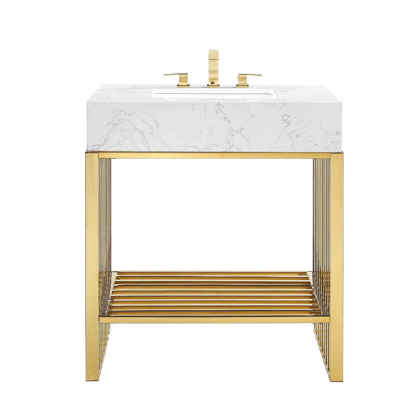 Gridiron 30" Bathroom Vanity - East Shore Modern Home Furnishings