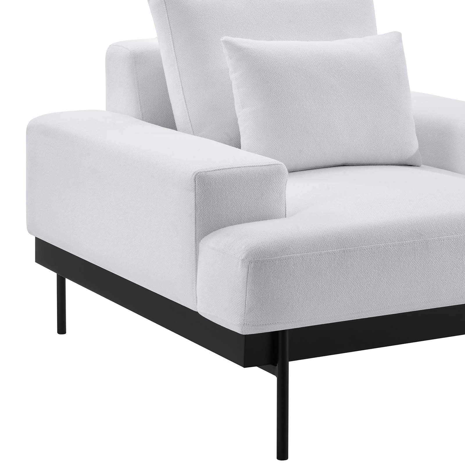 Proximity Upholstered Fabric Armchair - East Shore Modern Home Furnishings