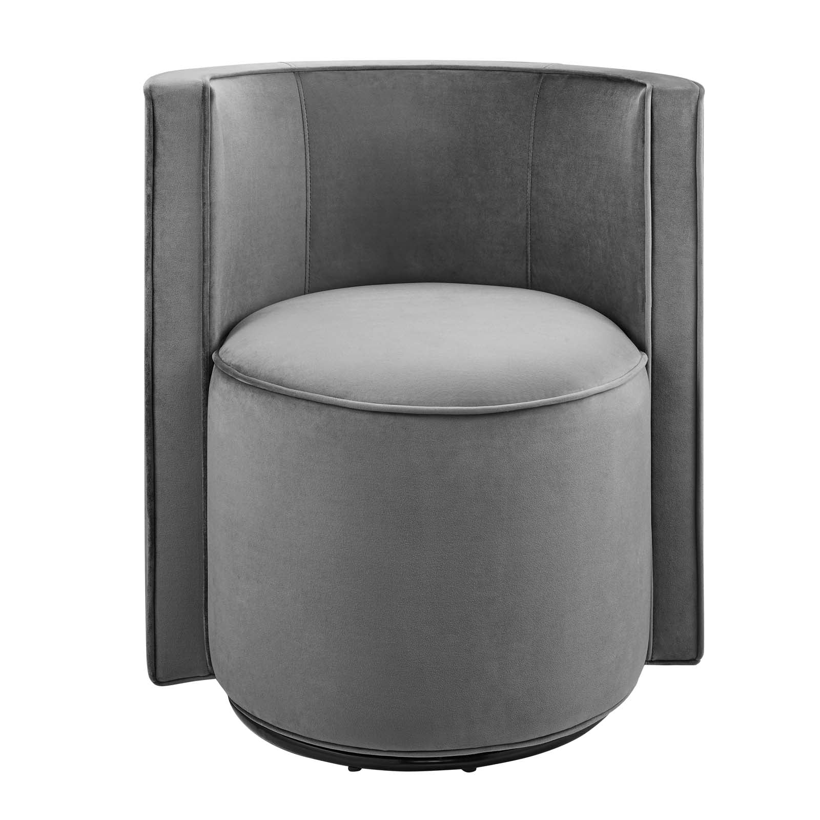 Della Performance Velvet Fabric Swivel Chair - East Shore Modern Home Furnishings