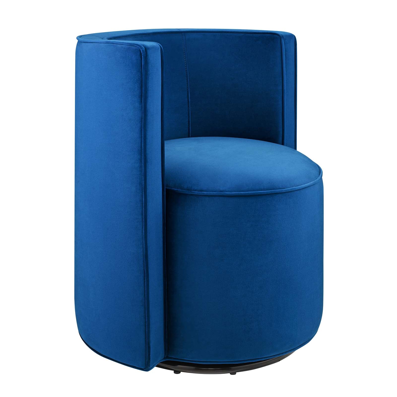 Della Performance Velvet Fabric Swivel Chair - East Shore Modern Home Furnishings