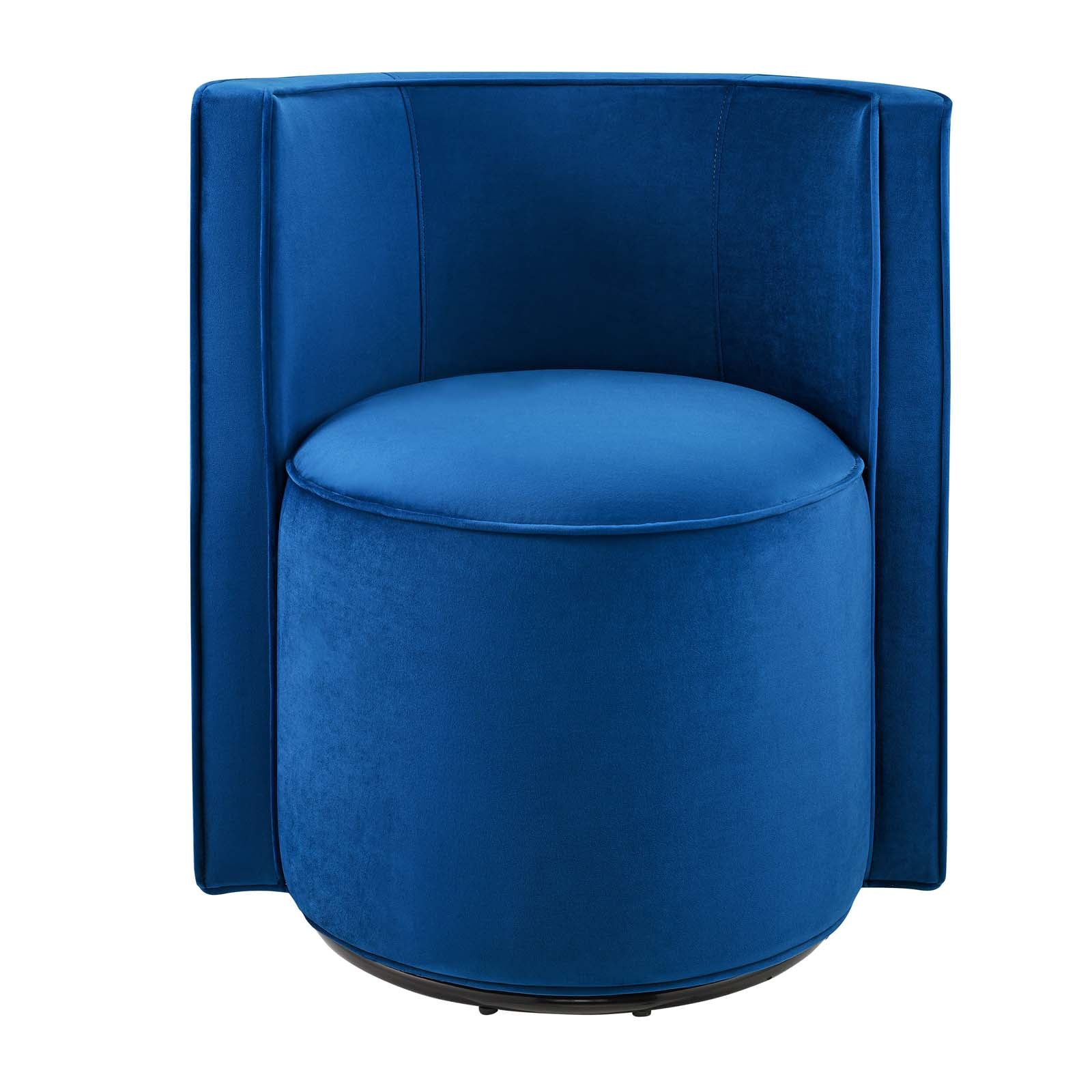 Della Performance Velvet Fabric Swivel Chair - East Shore Modern Home Furnishings