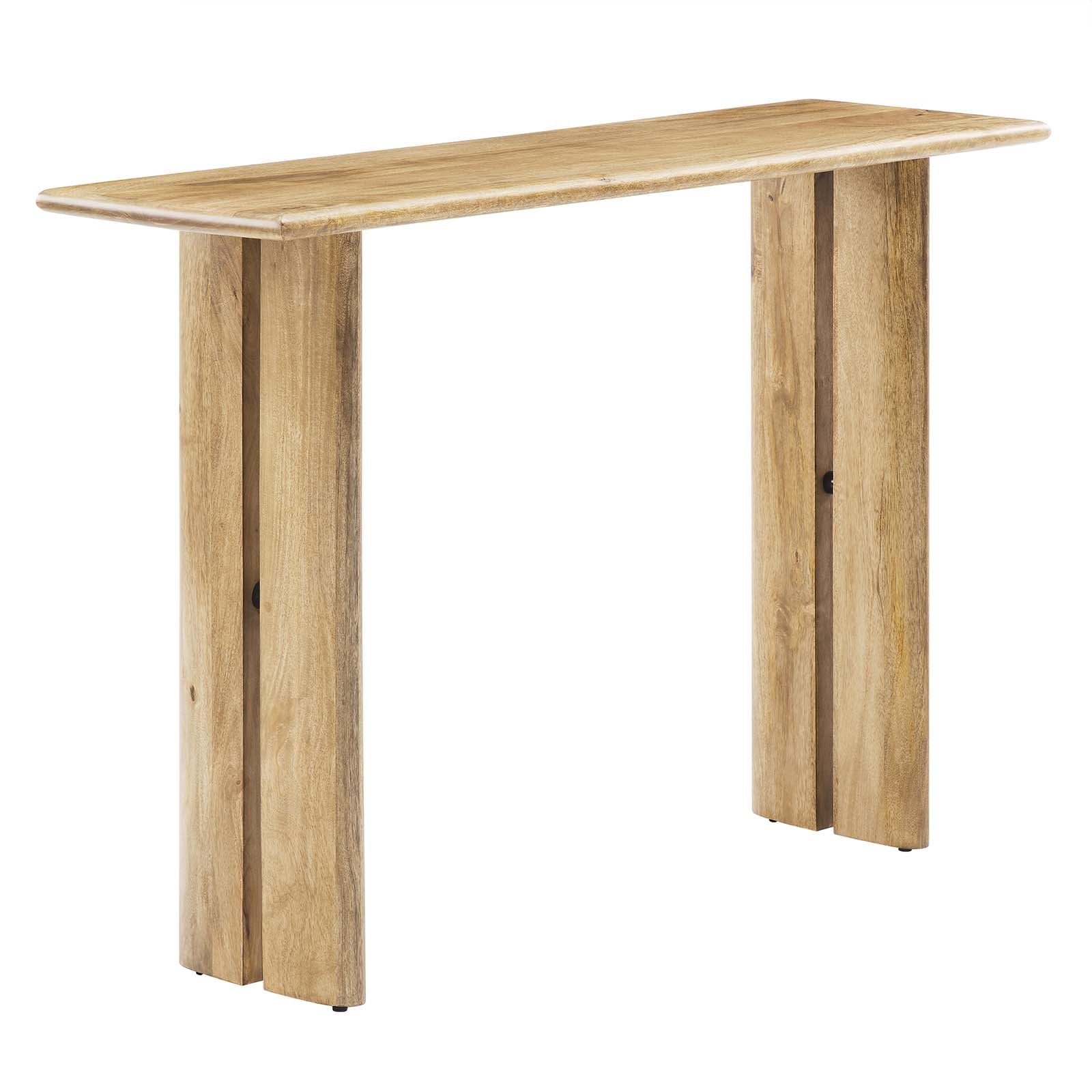 Amistad Wood Console Table - East Shore Modern Home Furnishings