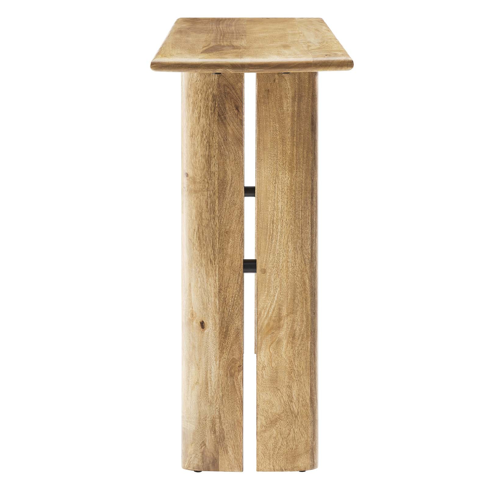 Amistad Wood Console Table - East Shore Modern Home Furnishings