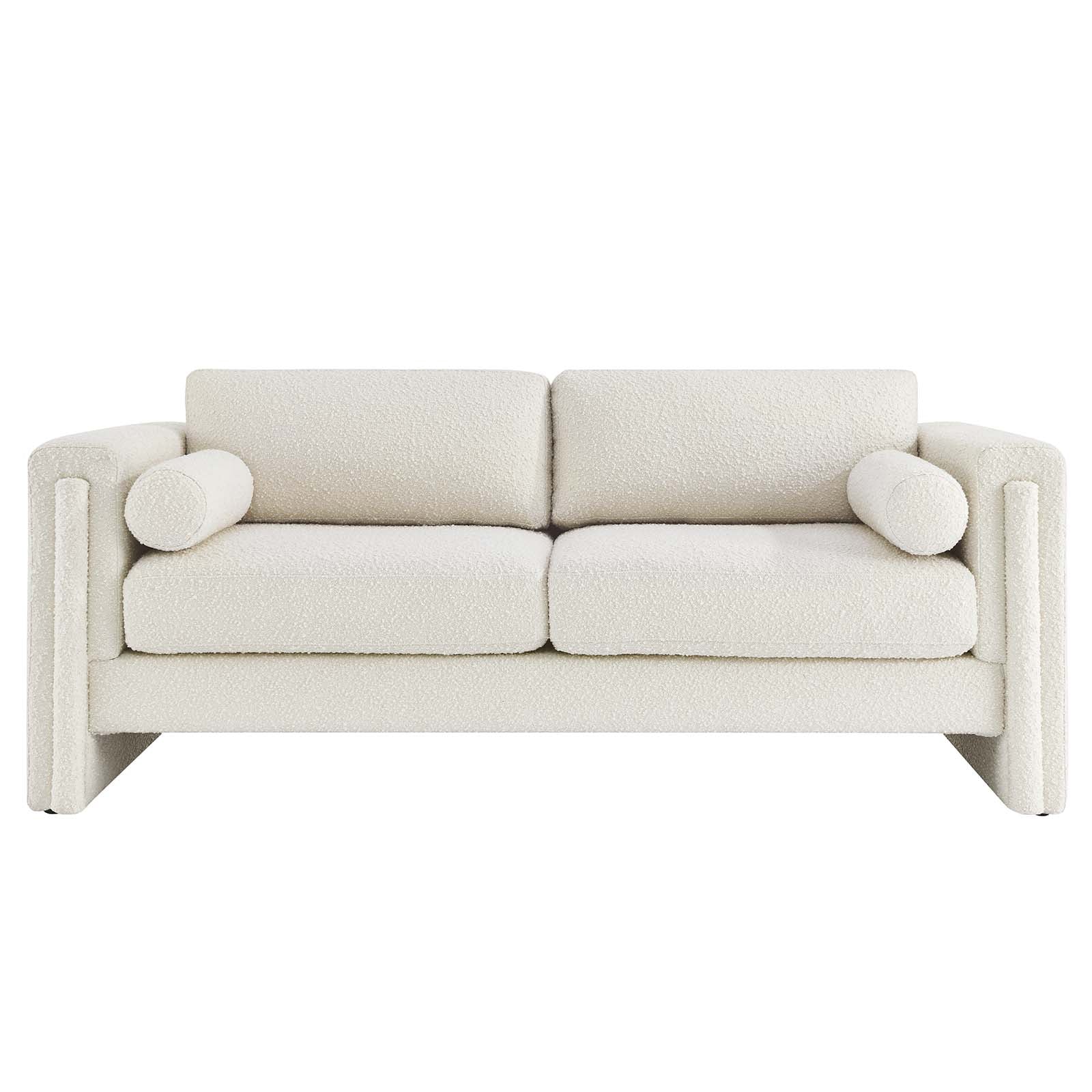 Visible Boucle Fabric Sofa - East Shore Modern Home Furnishings