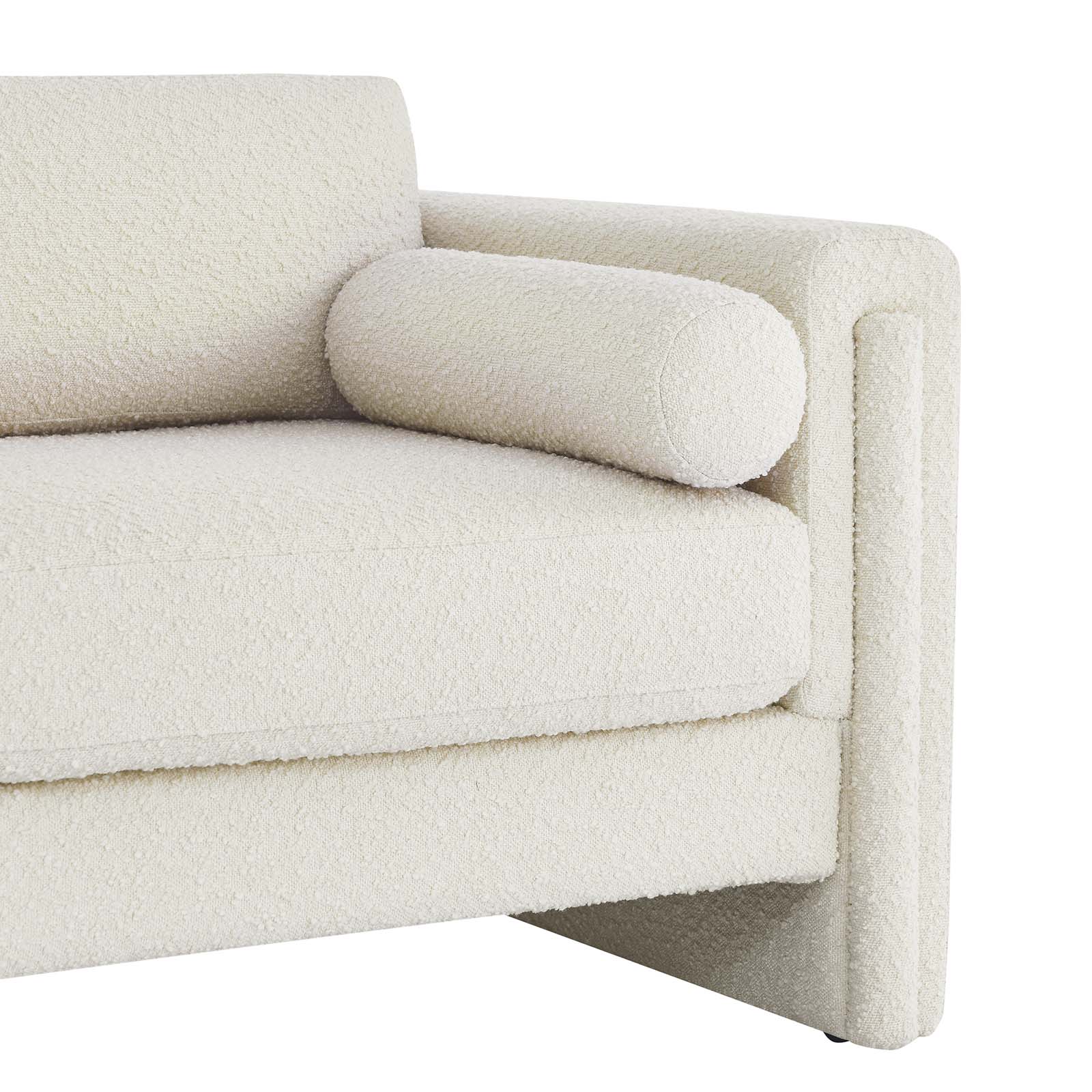 Visible Boucle Fabric Sofa - East Shore Modern Home Furnishings