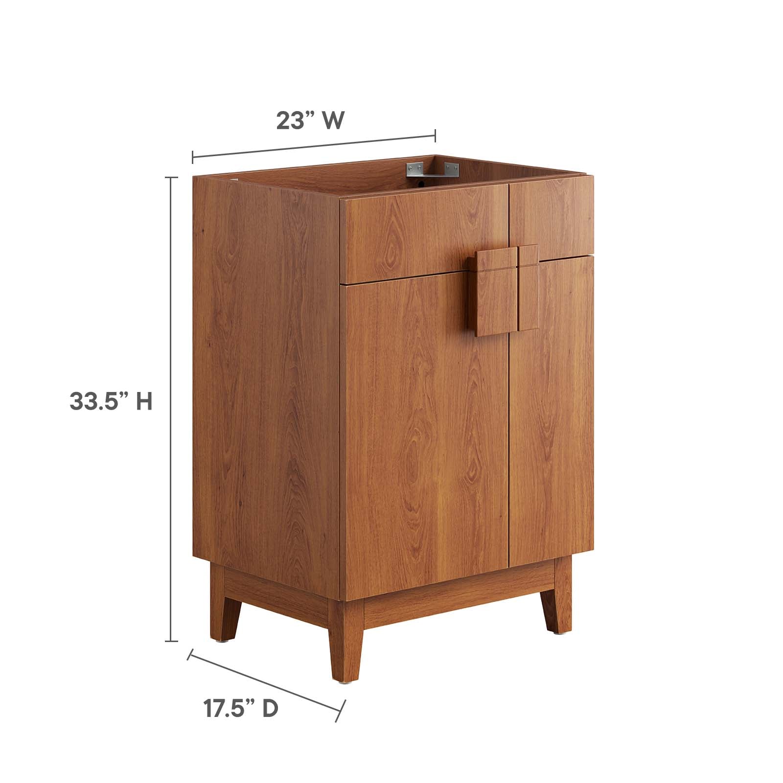 Miles 24” Bathroom Vanity Cabinet (Sink Basin Not Included) - East Shore Modern Home Furnishings