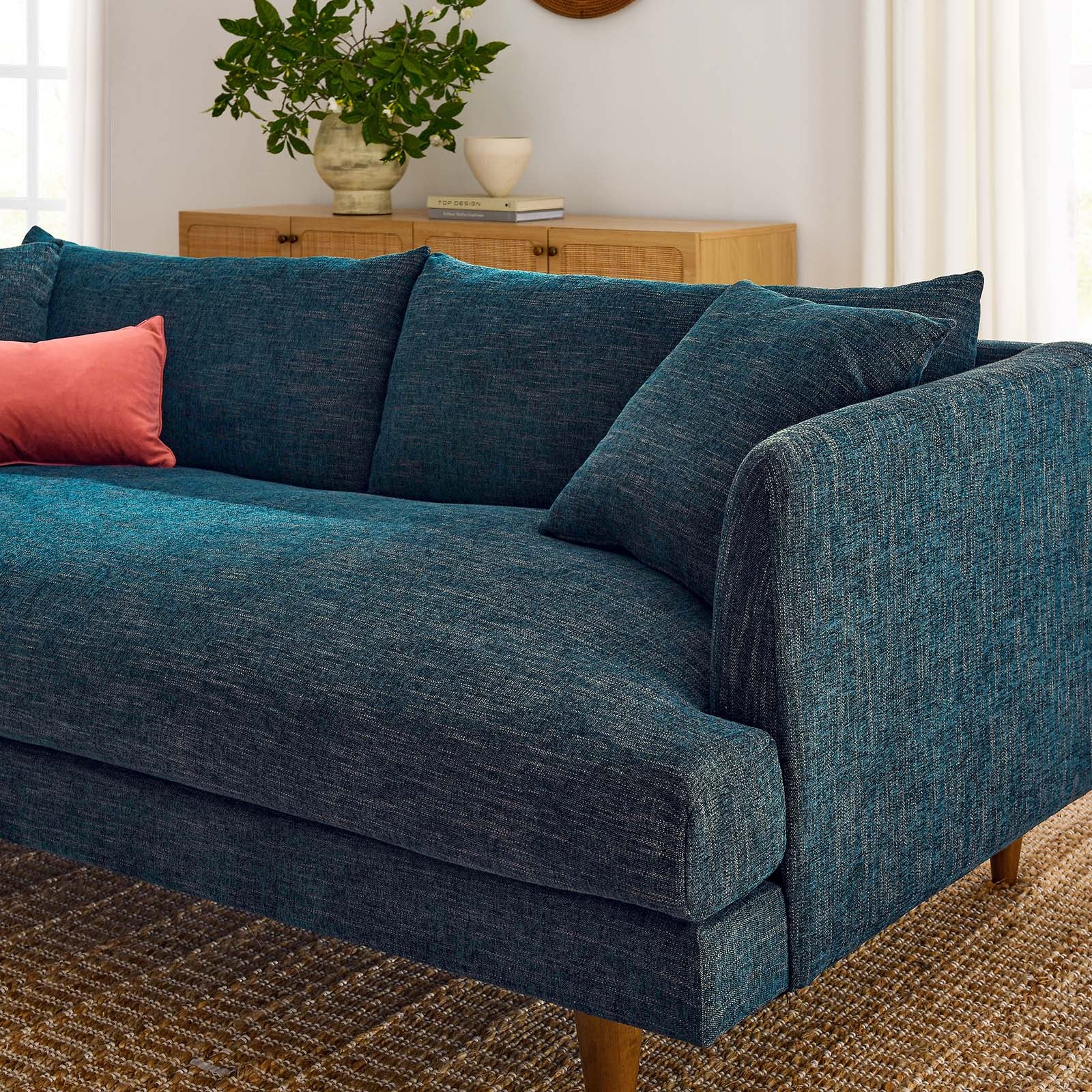 Zoya Down Filled Overstuffed Sofa - East Shore Modern Home Furnishings