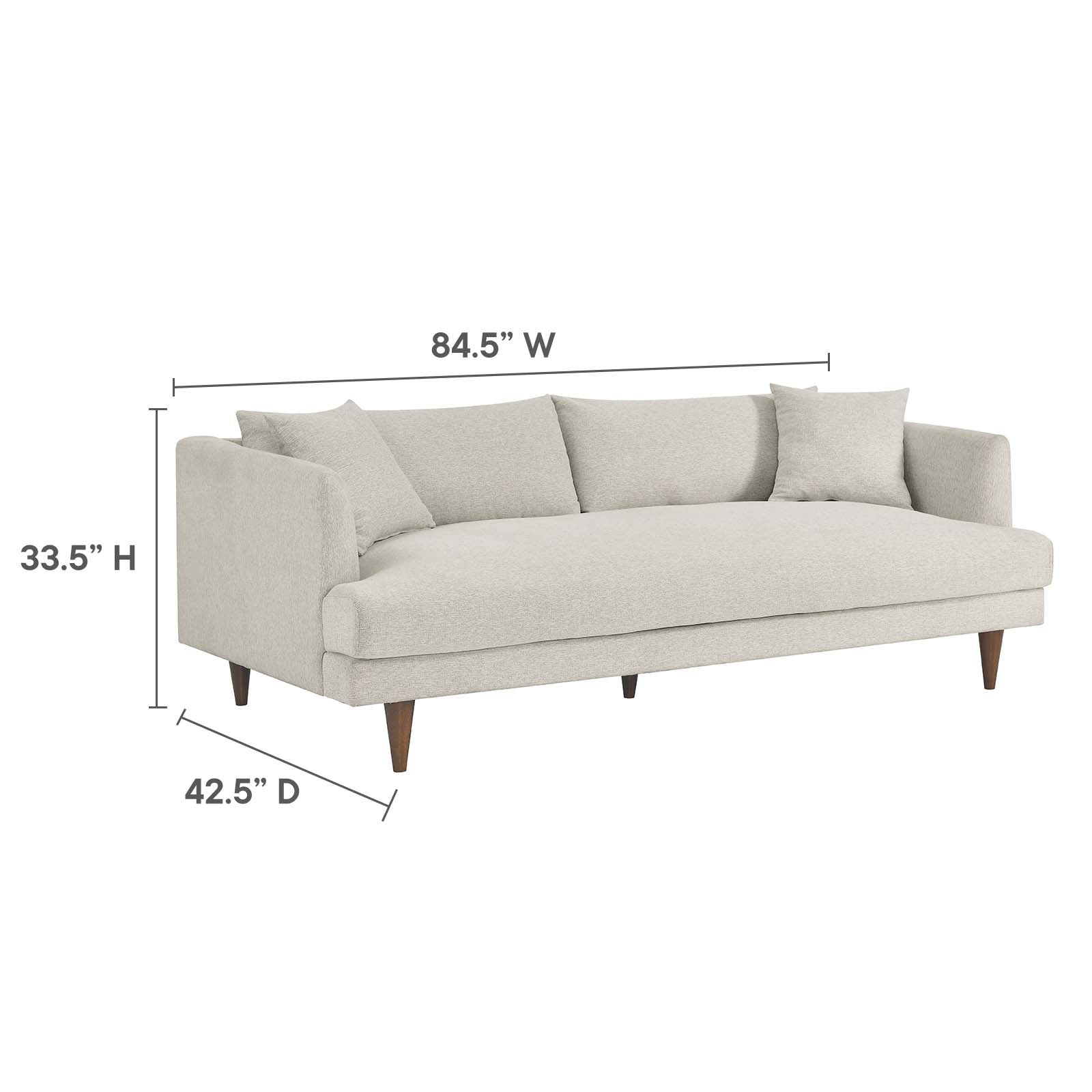 Zoya Down Filled Overstuffed Sofa - East Shore Modern Home Furnishings