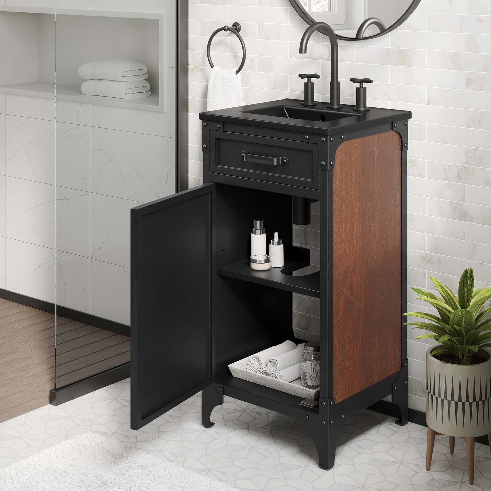 Steamforge 18" Bathroom Vanity - East Shore Modern Home Furnishings