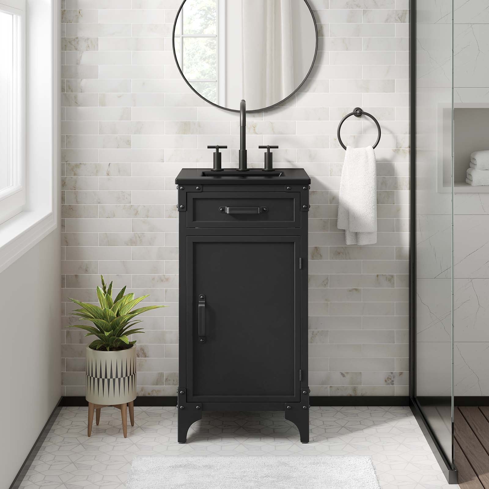 Steamforge 18" Bathroom Vanity - East Shore Modern Home Furnishings