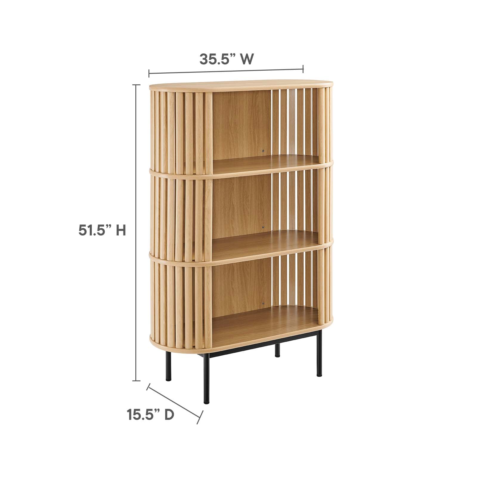 Fortitude Three Tier Display Cabinet - East Shore Modern Home Furnishings