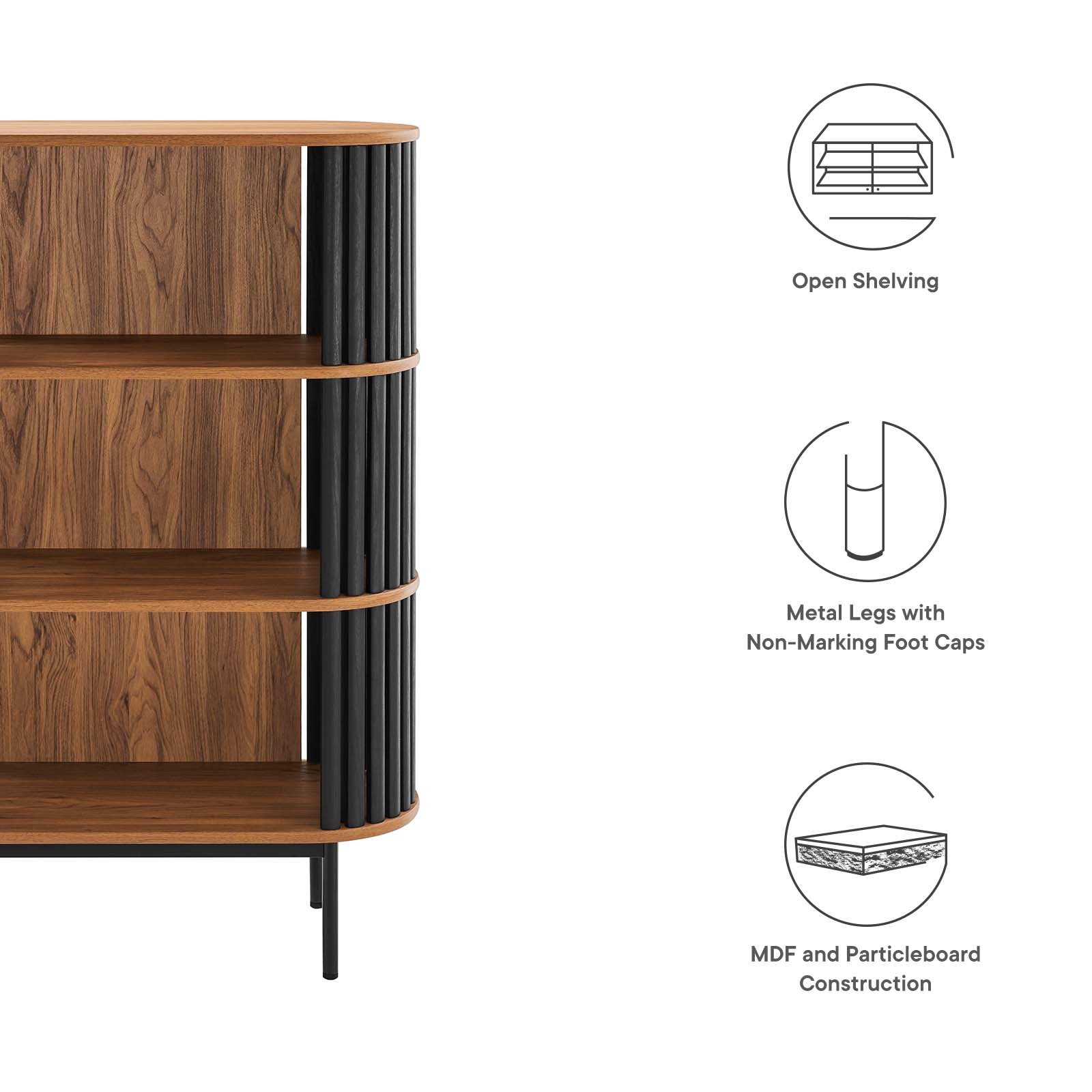 Fortitude Three Tier Display Cabinet - East Shore Modern Home Furnishings