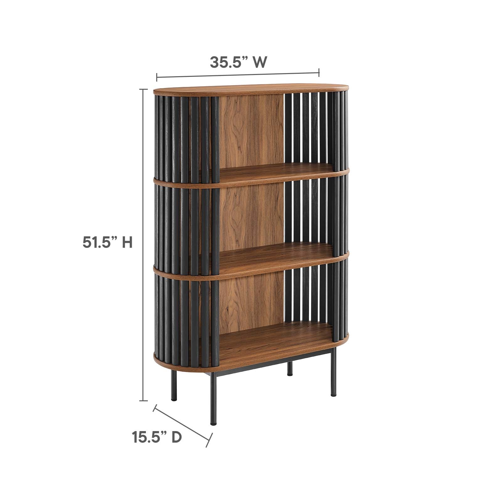 Fortitude Three Tier Display Cabinet - East Shore Modern Home Furnishings