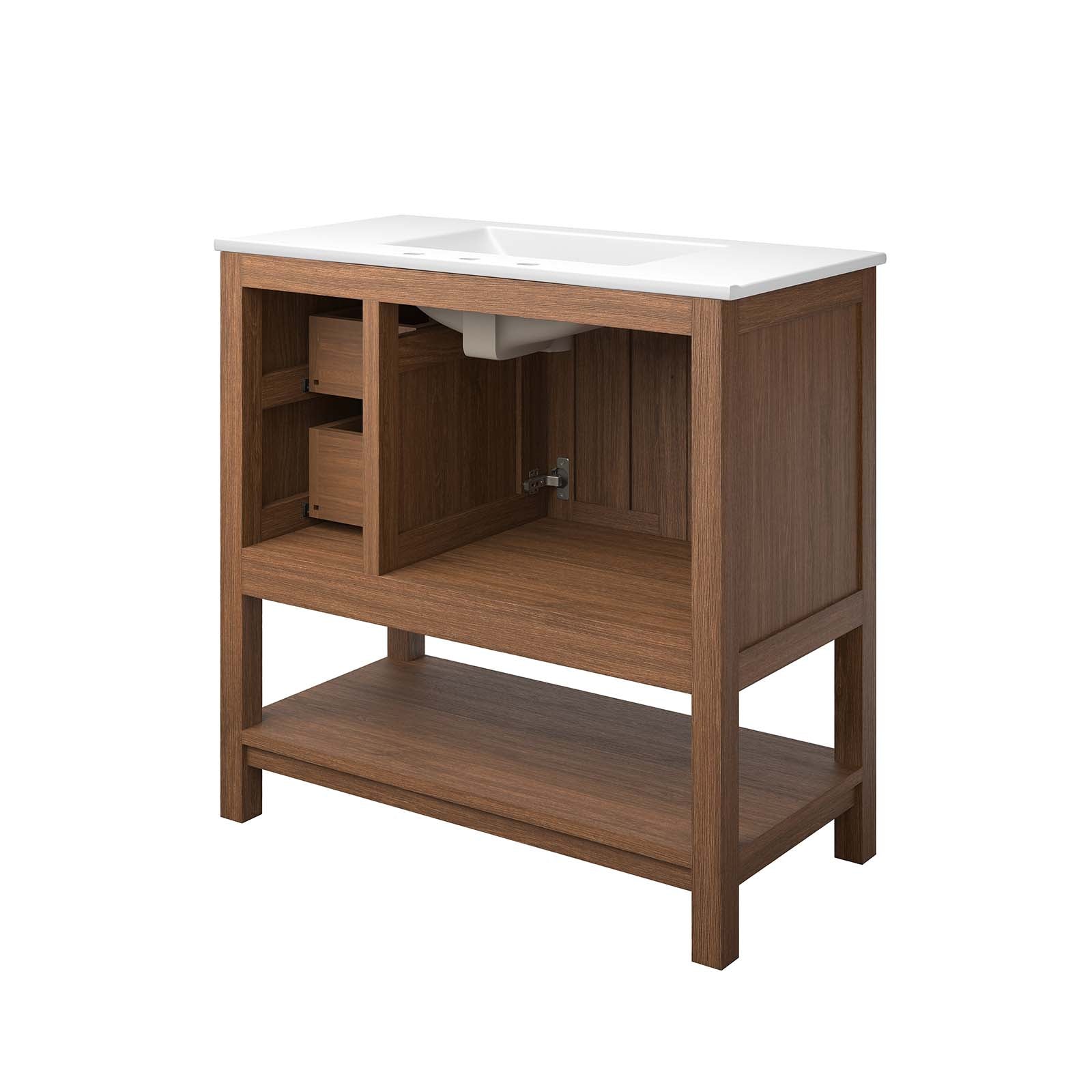 Ashlyn 36” Wood Bathroom Vanity - East Shore Modern Home Furnishings