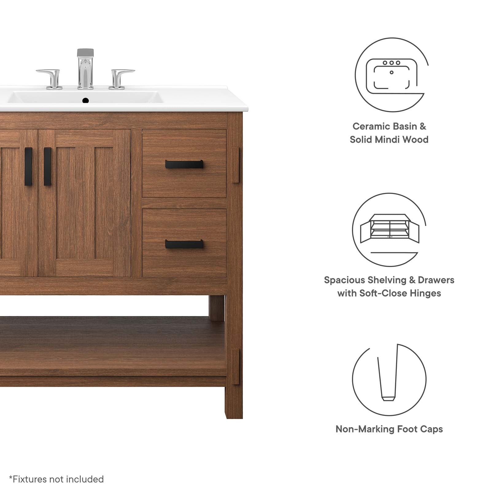 Ashlyn 36” Wood Bathroom Vanity - East Shore Modern Home Furnishings