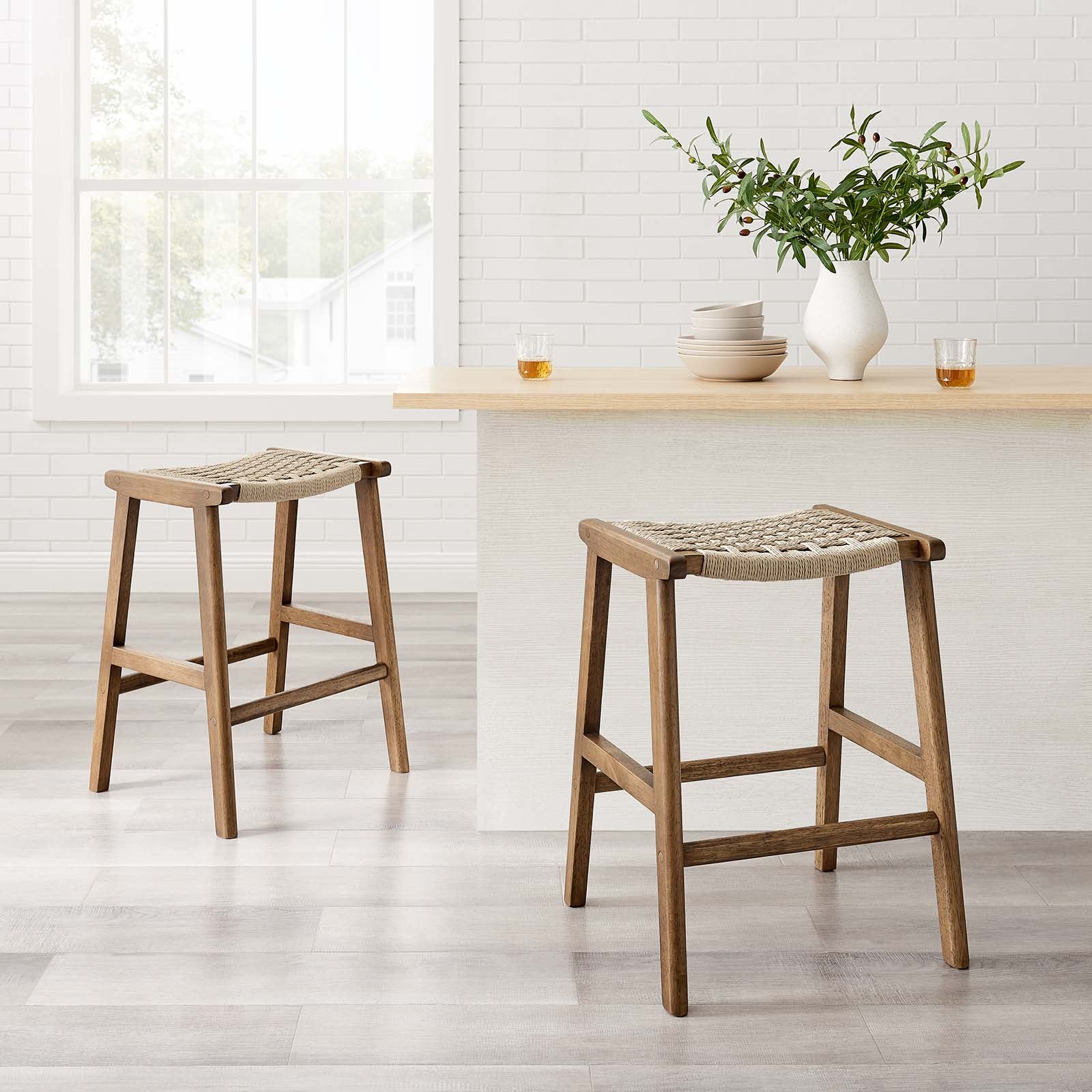 Woven stools best sale