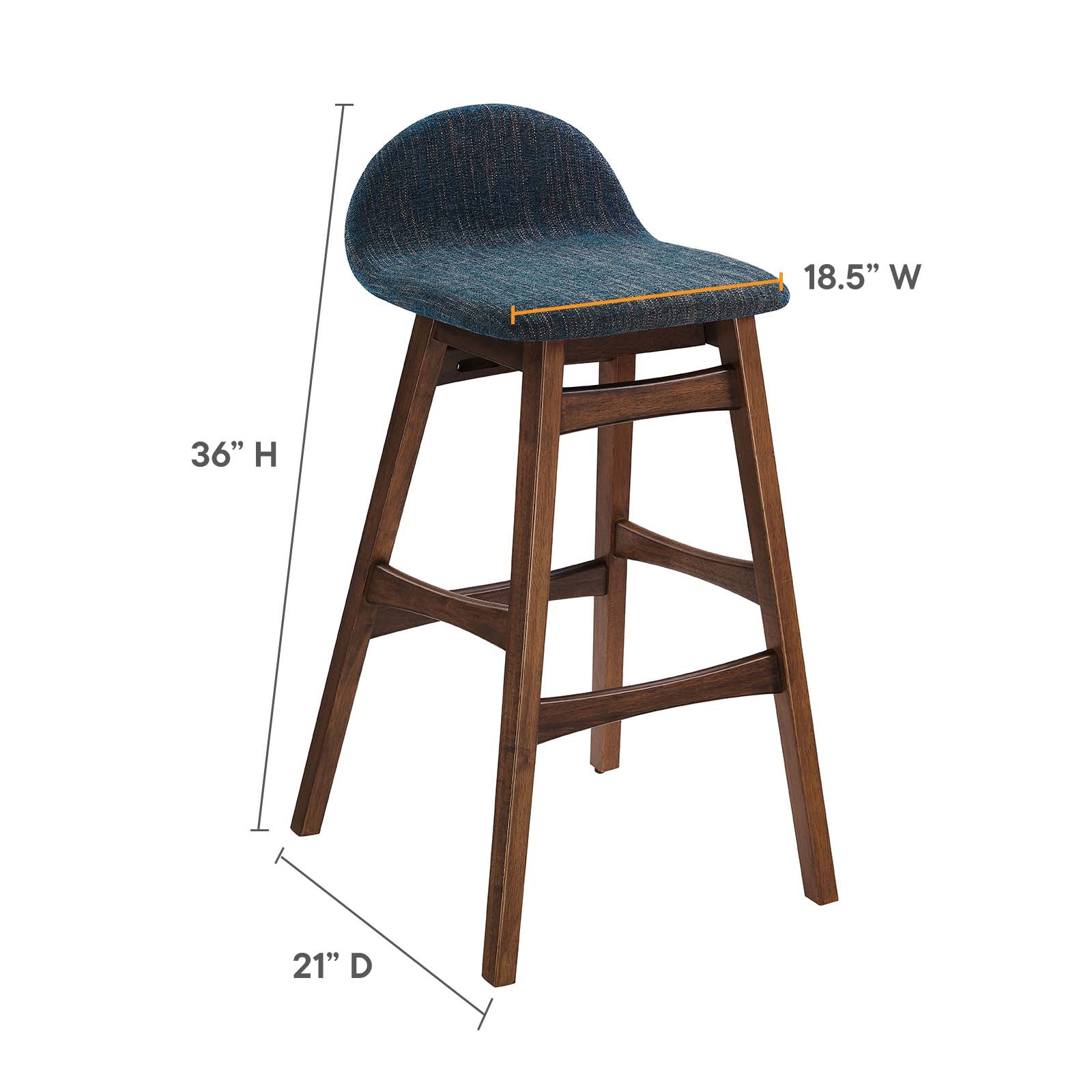 Juno Wood Bar Stool - Set of 2 - East Shore Modern Home Furnishings