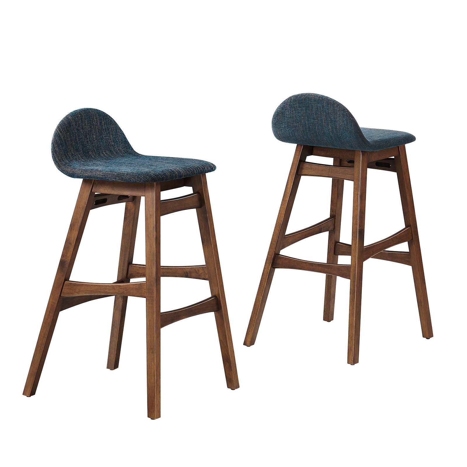 Juno Wood Bar Stool - Set of 2 - East Shore Modern Home Furnishings