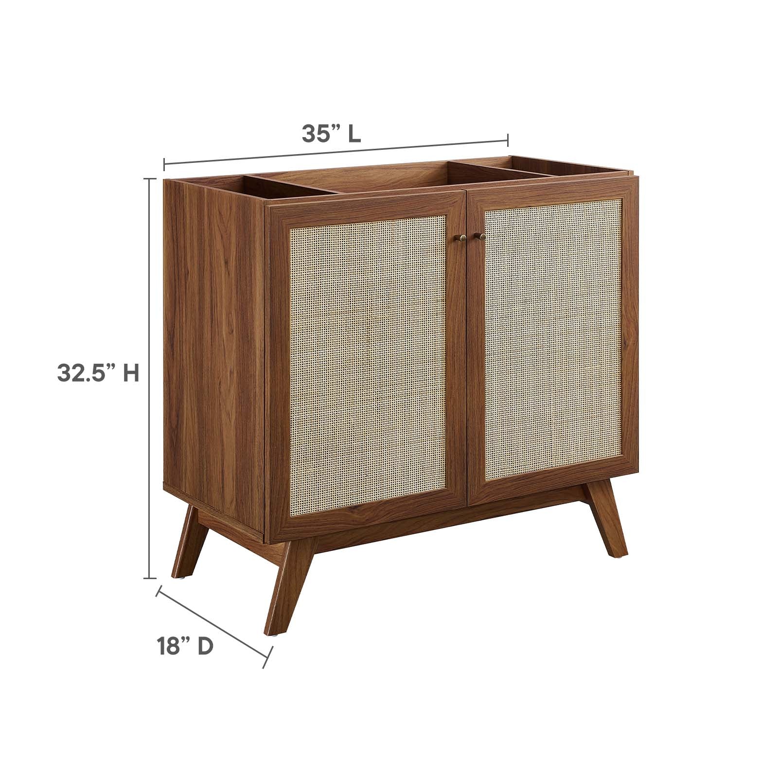 Soma 36” Bathroom Vanity Cabinet (Sink Basin Not Included) - East Shore Modern Home Furnishings